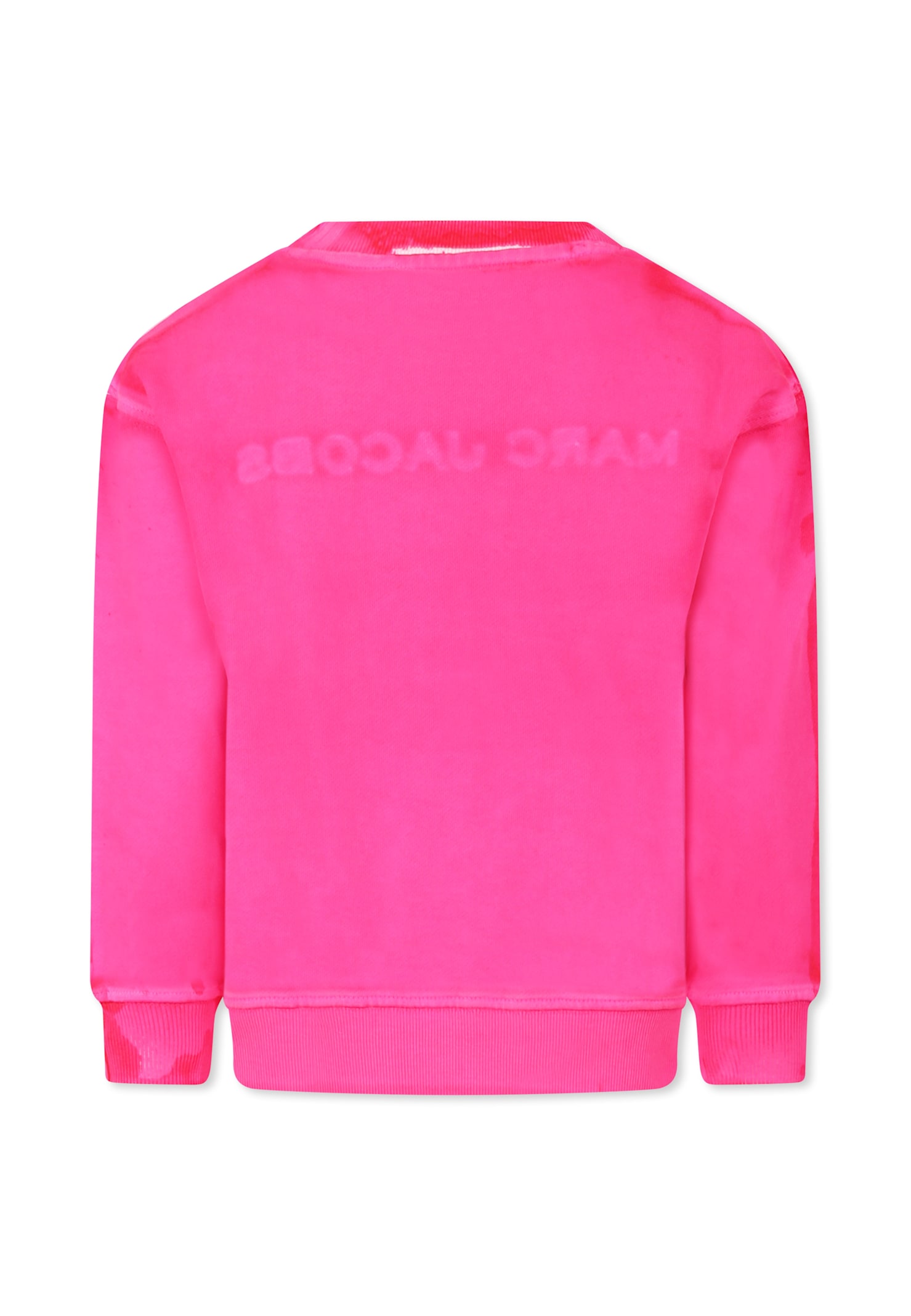 Marc Jacobs Fuchsia Sweatshirt For Girl With Logo In Fuchsia