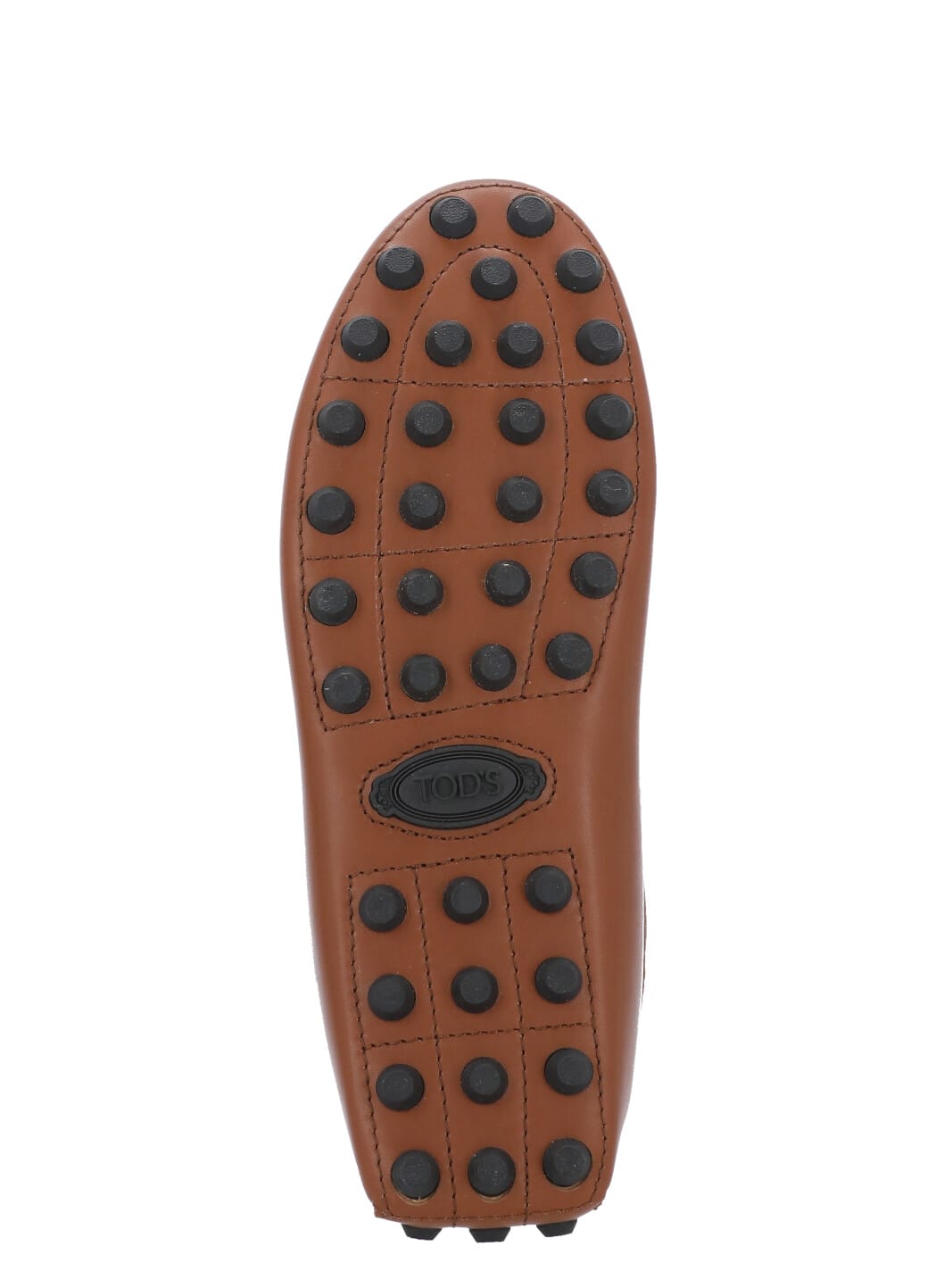 Tod's Brown Smooth Leather Loafers In Brown