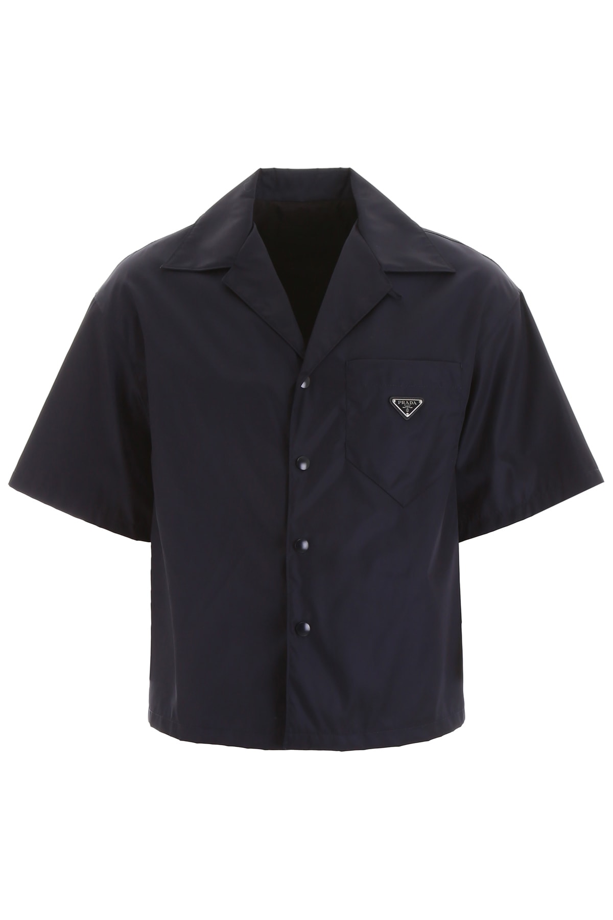 Prada Prada Nylon Bowling Shirt - NAVY (Blue) - 11007005 | italist