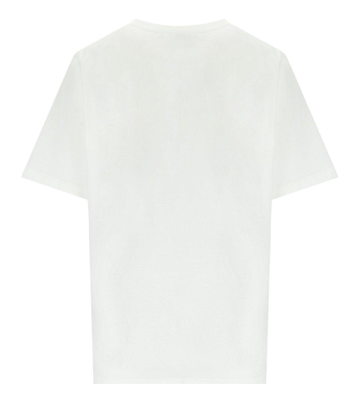 Shop Dsquared2 Logo-printed Crewneck T-shirt In Bianco