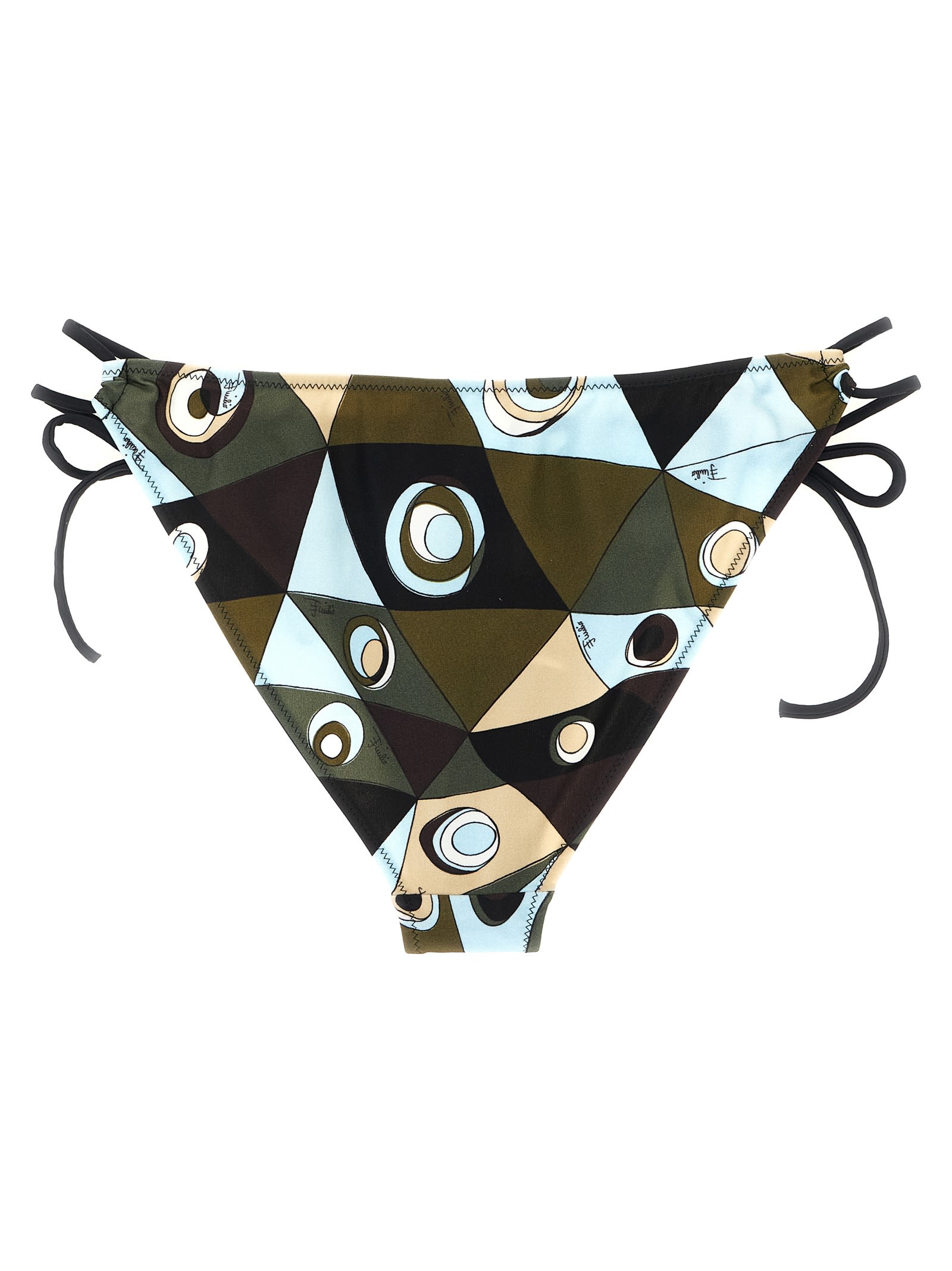 Pucci Printed Bikini Briefs In Multi