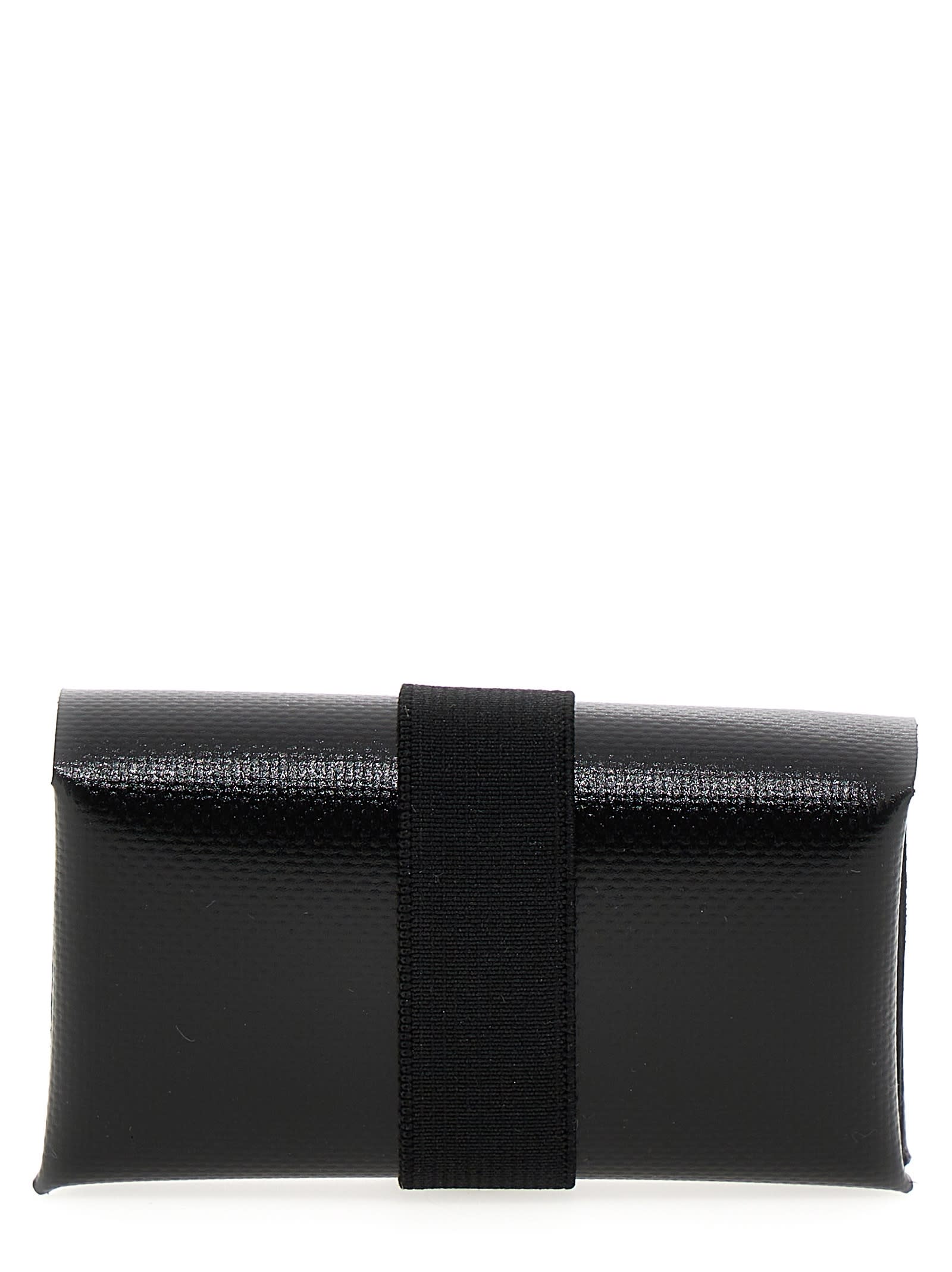 Shop Marni Logo Wallet In Black