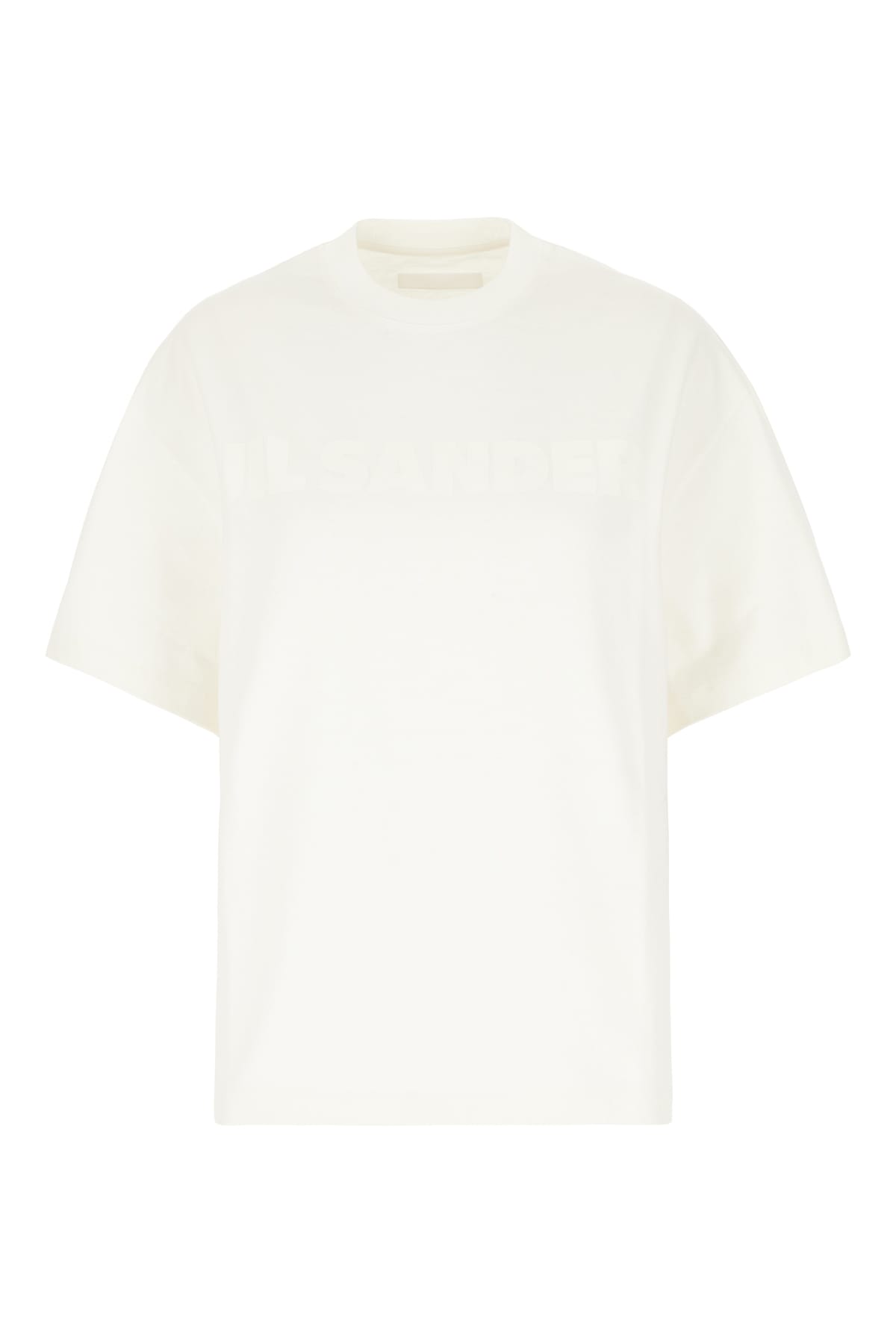 Jil Sander Ivory Cotton T-shirt In Porcelain