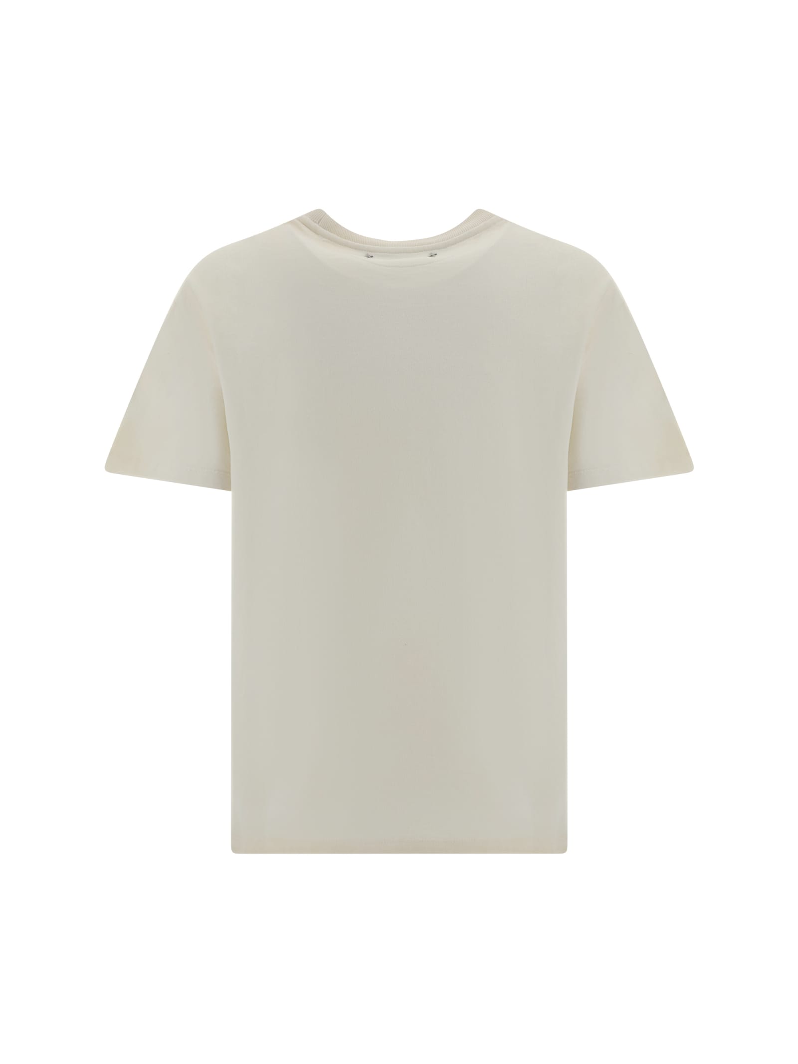 Shop Golden Goose T-shirt In White/black