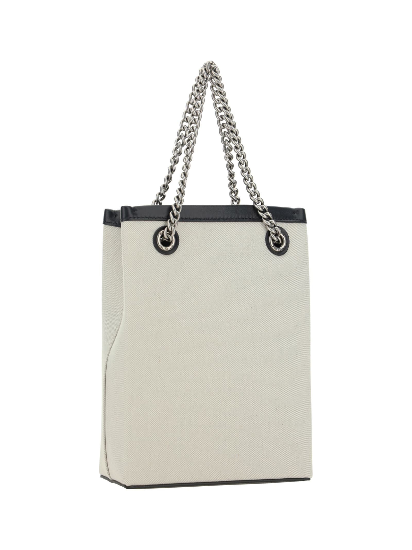 Shop Balenciaga Shoulder Bag In Beige