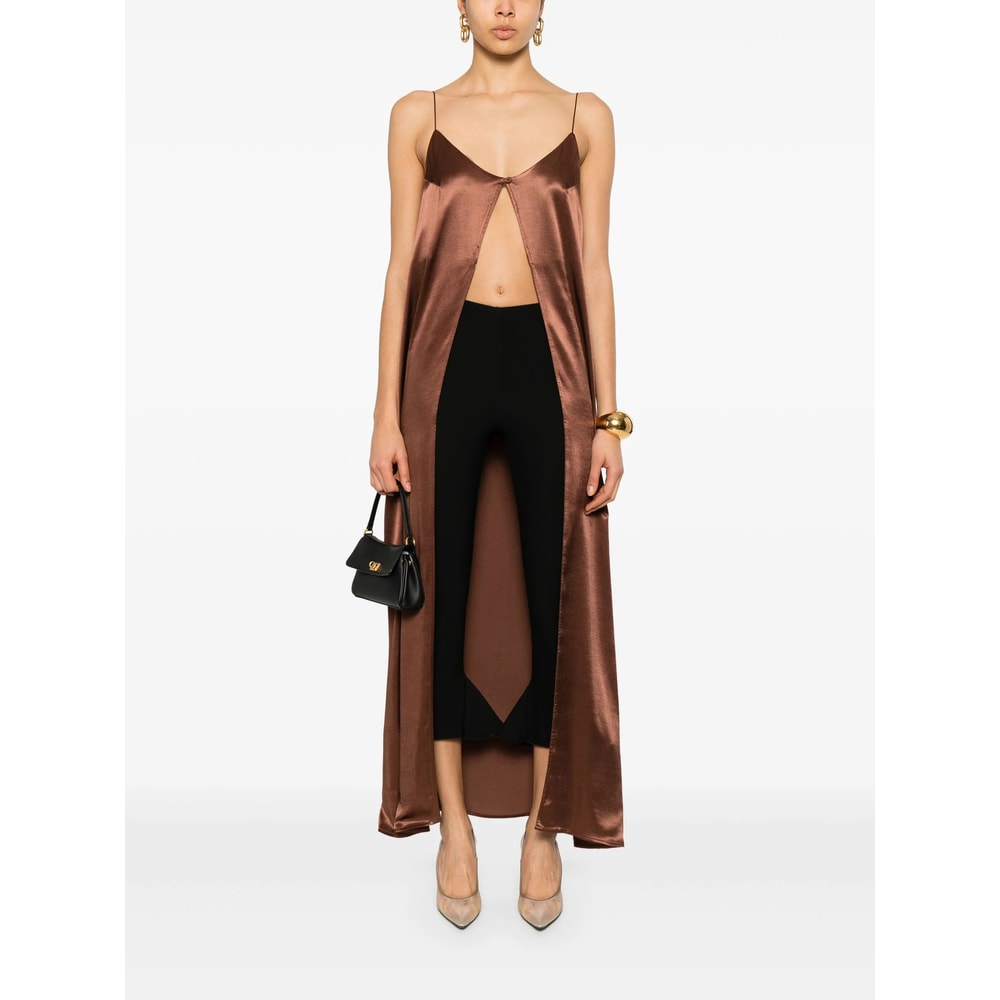 The Nina Studio Waistcoats In Brown