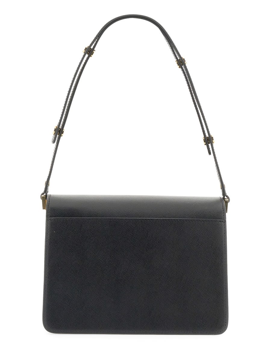 Shop Marni Trunk Shoulder Bag In Black