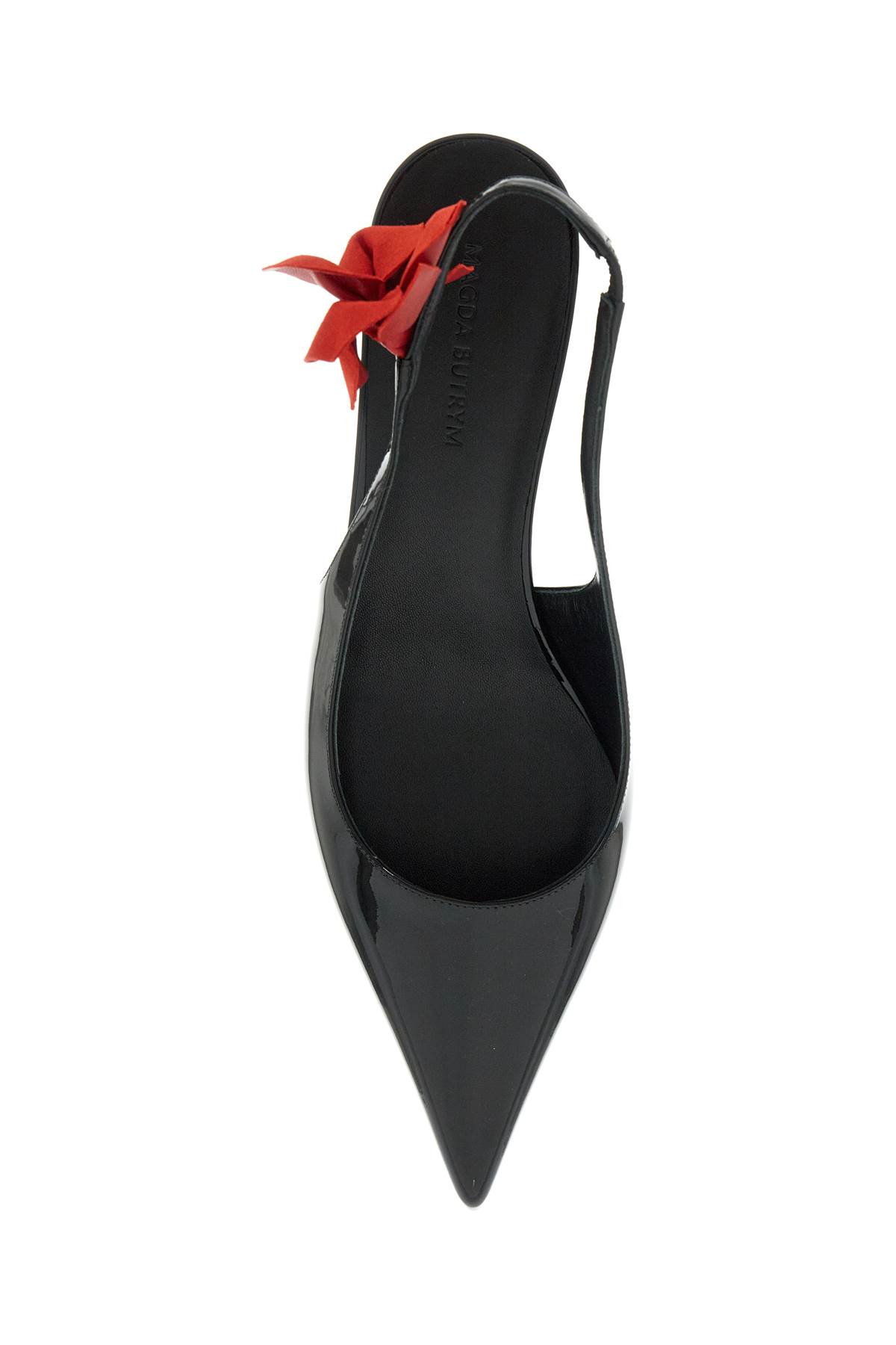 Shop Magda Butrym Slingback Dã©colletã© In Black (black)