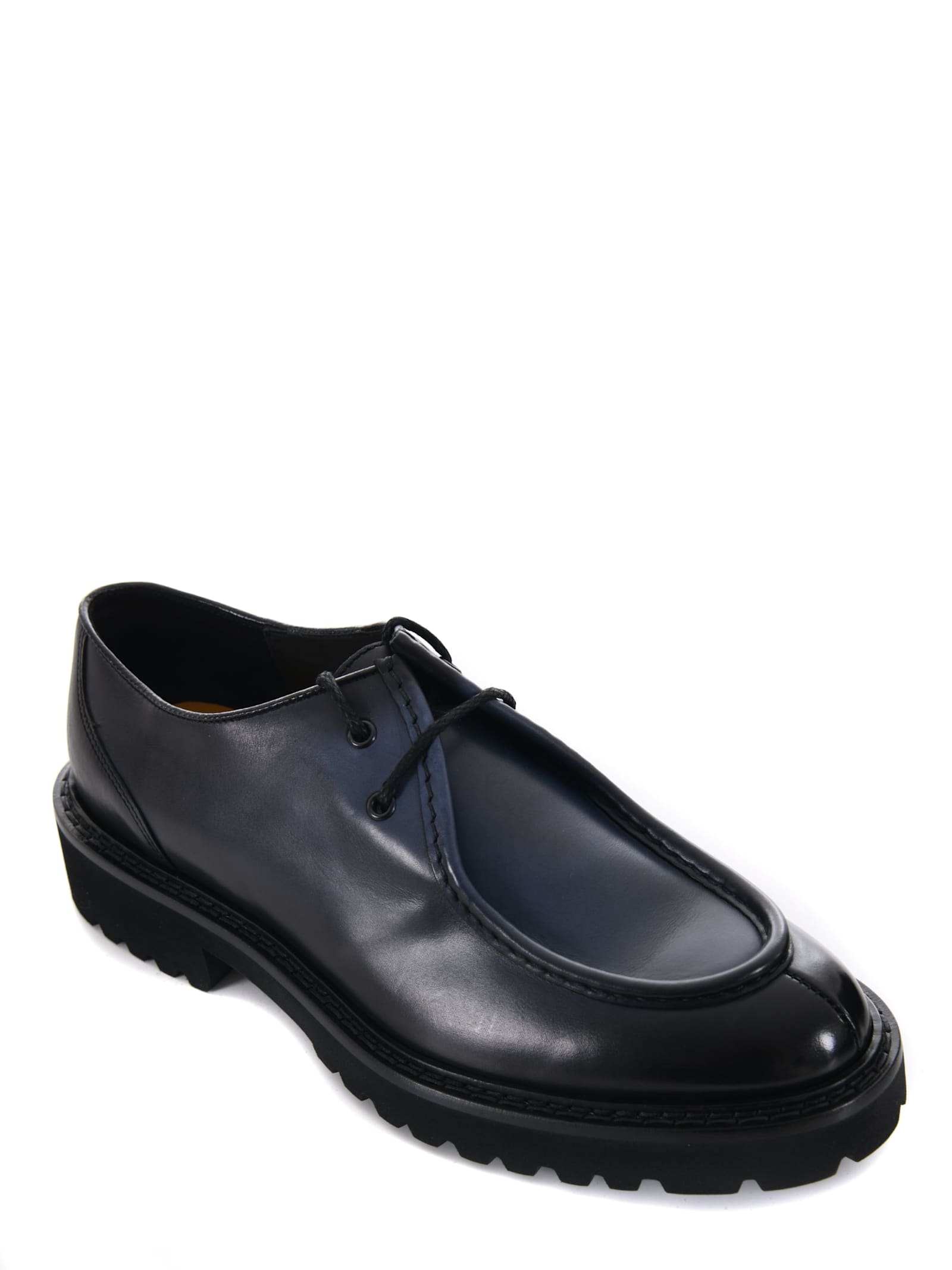 Shop Doucal's Doucals Leather Shoes In Blue