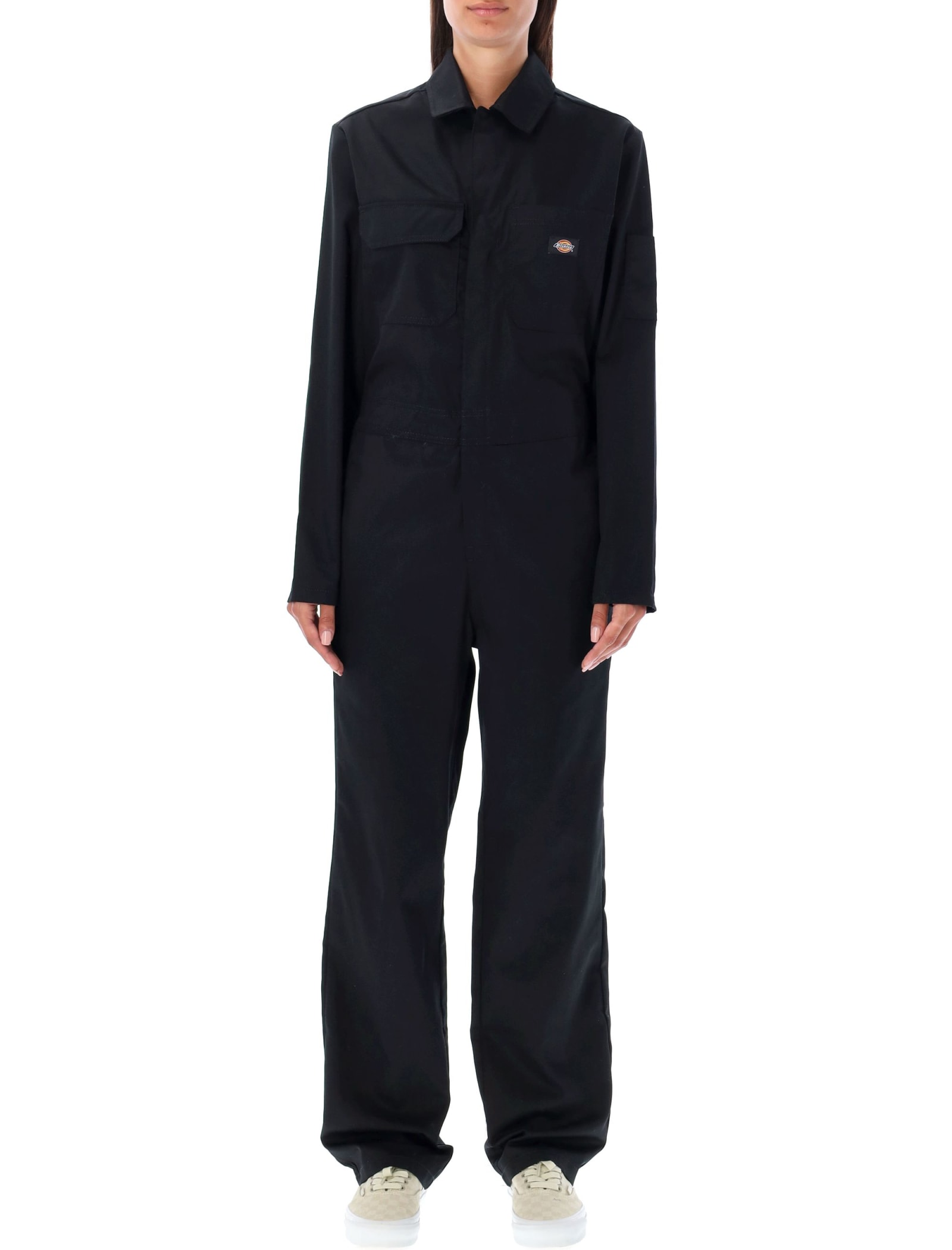 Dickies Haughton Overall Jumpsuit In Black