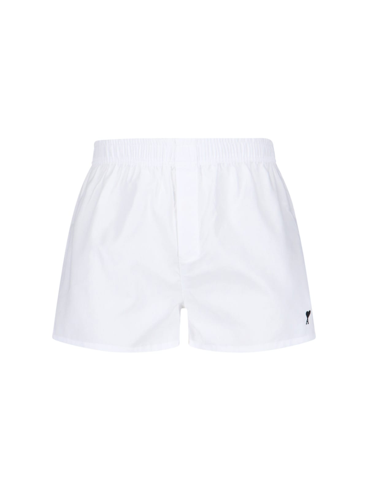 Ami Alexandre Mattiussi Logo-embroidery Boxers In White