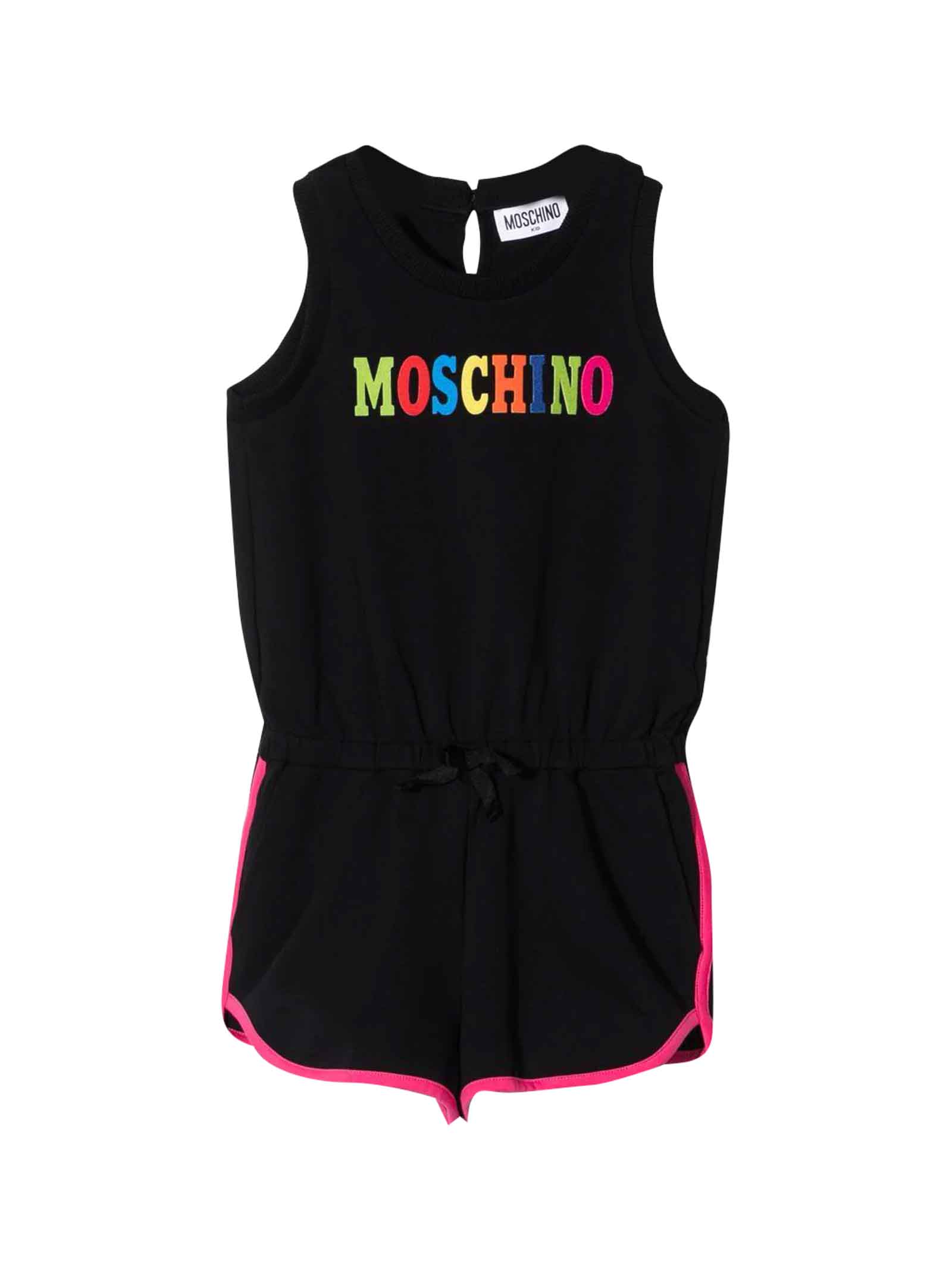 Moschino Girl Black Jumpsuit