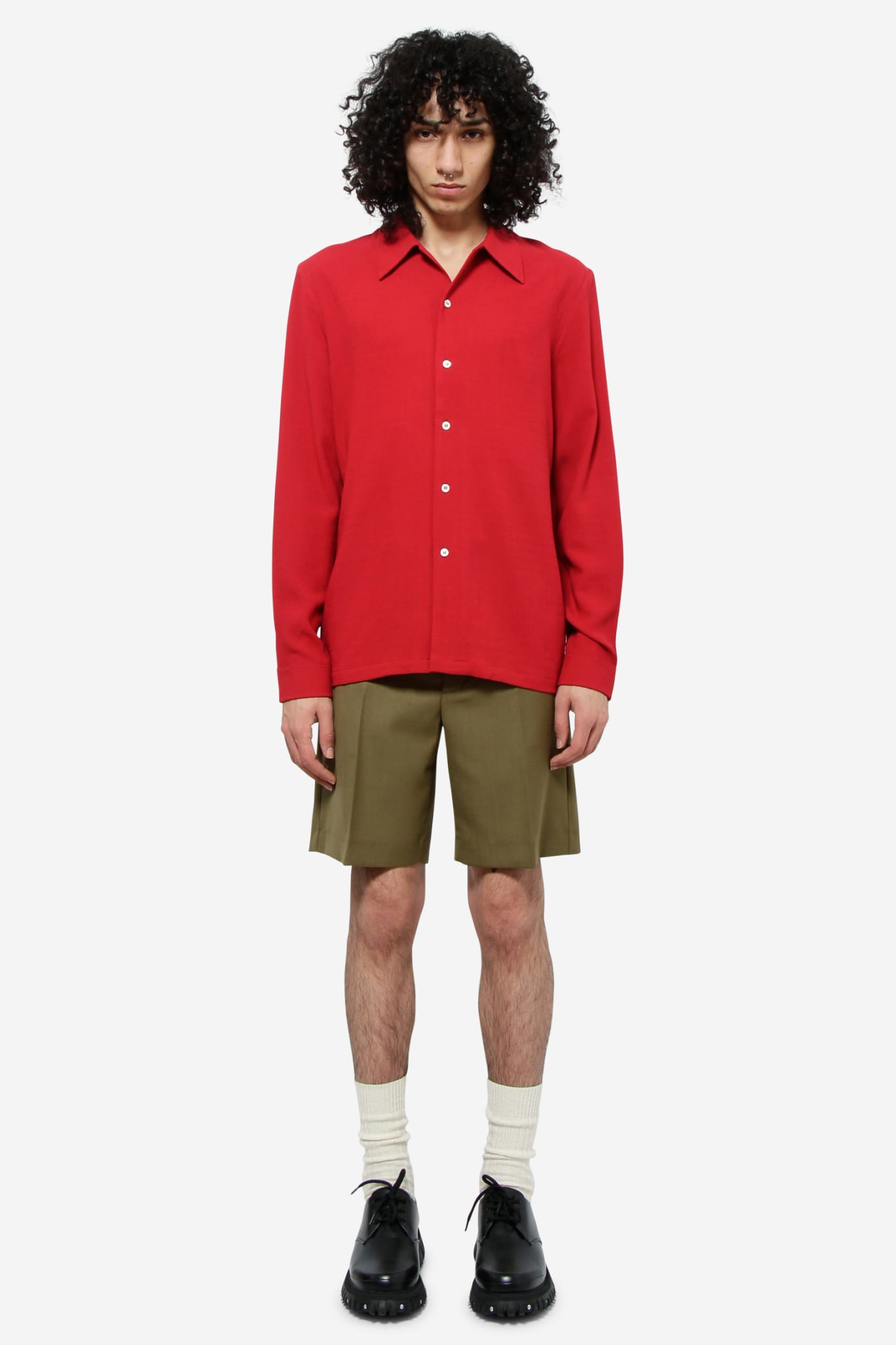 Shop Séfr Rampoua Shirt In Red