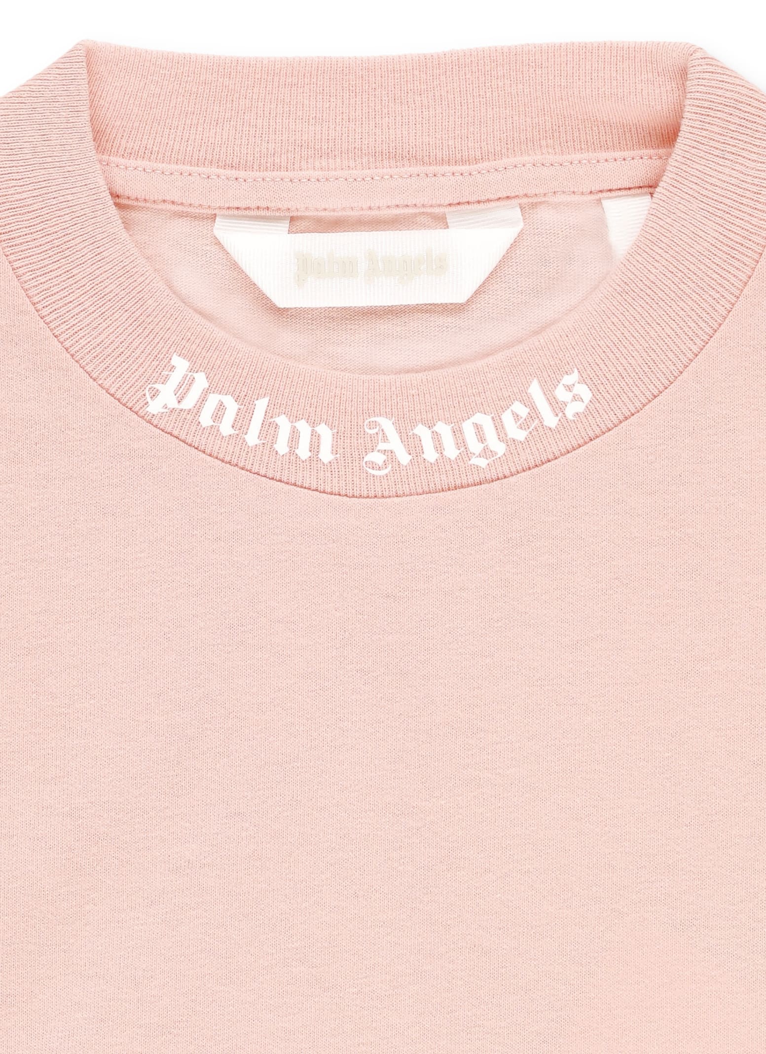 Shop Palm Angels Overlogo T-shirt In Pink