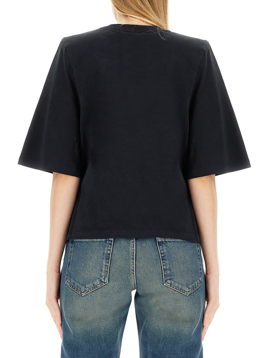 Shop Isabel Marant T-shirt Ben In Black