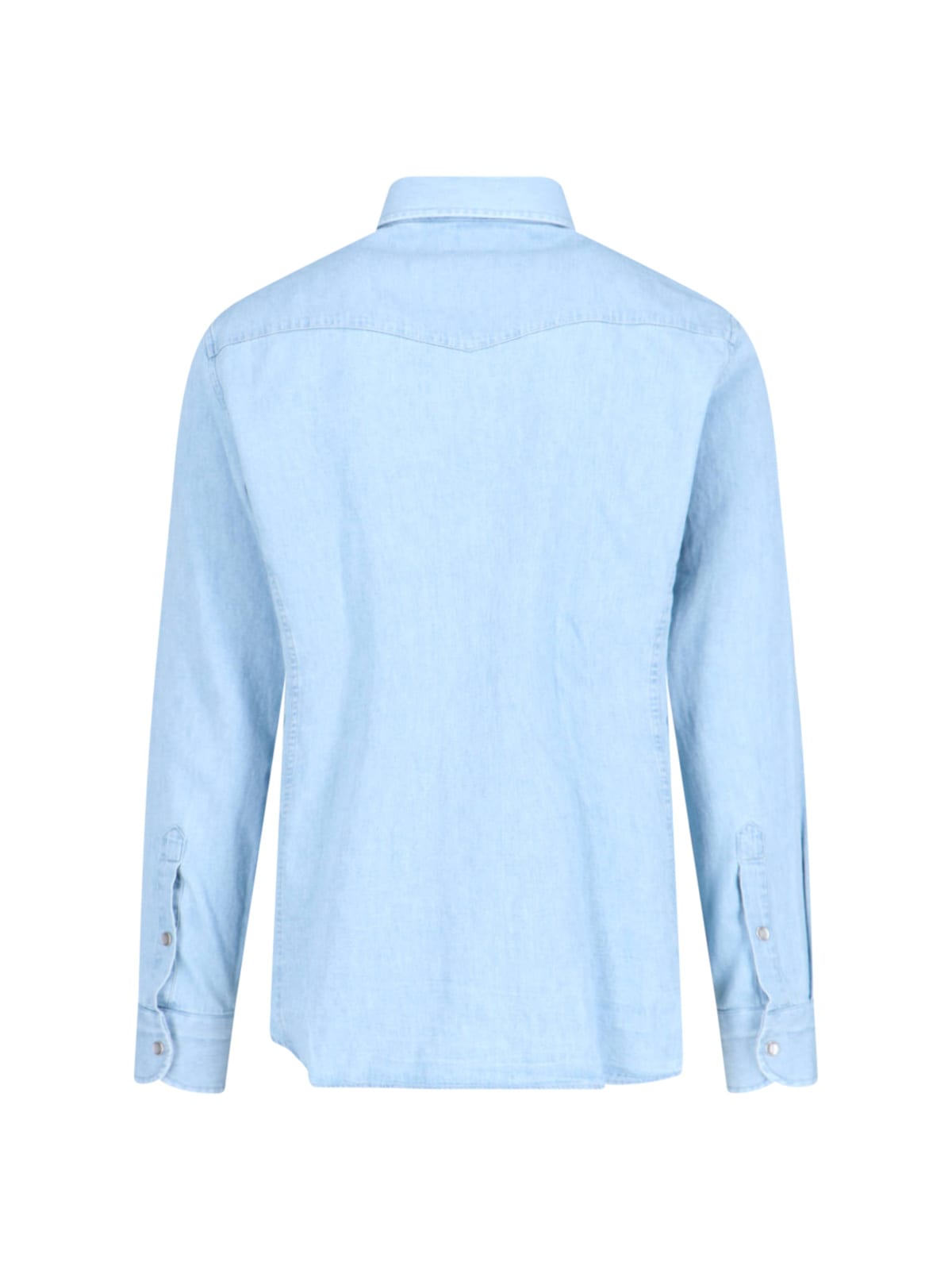Tom Ford Relaxed Fit Shirt Long Sleeves In Light Blue