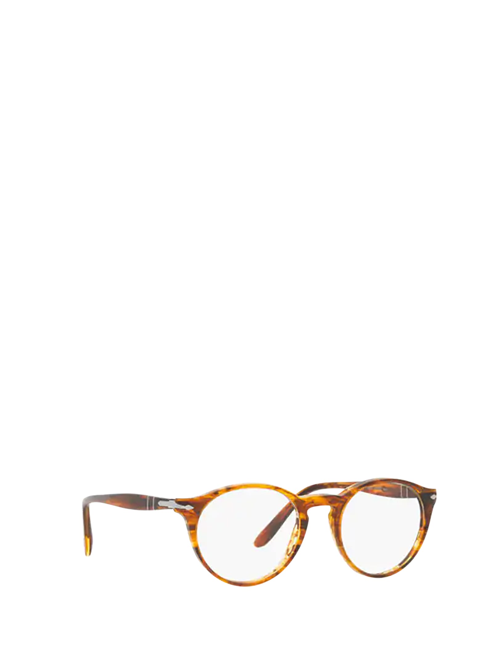 Shop Persol Po3092v Striped Brown Glasses