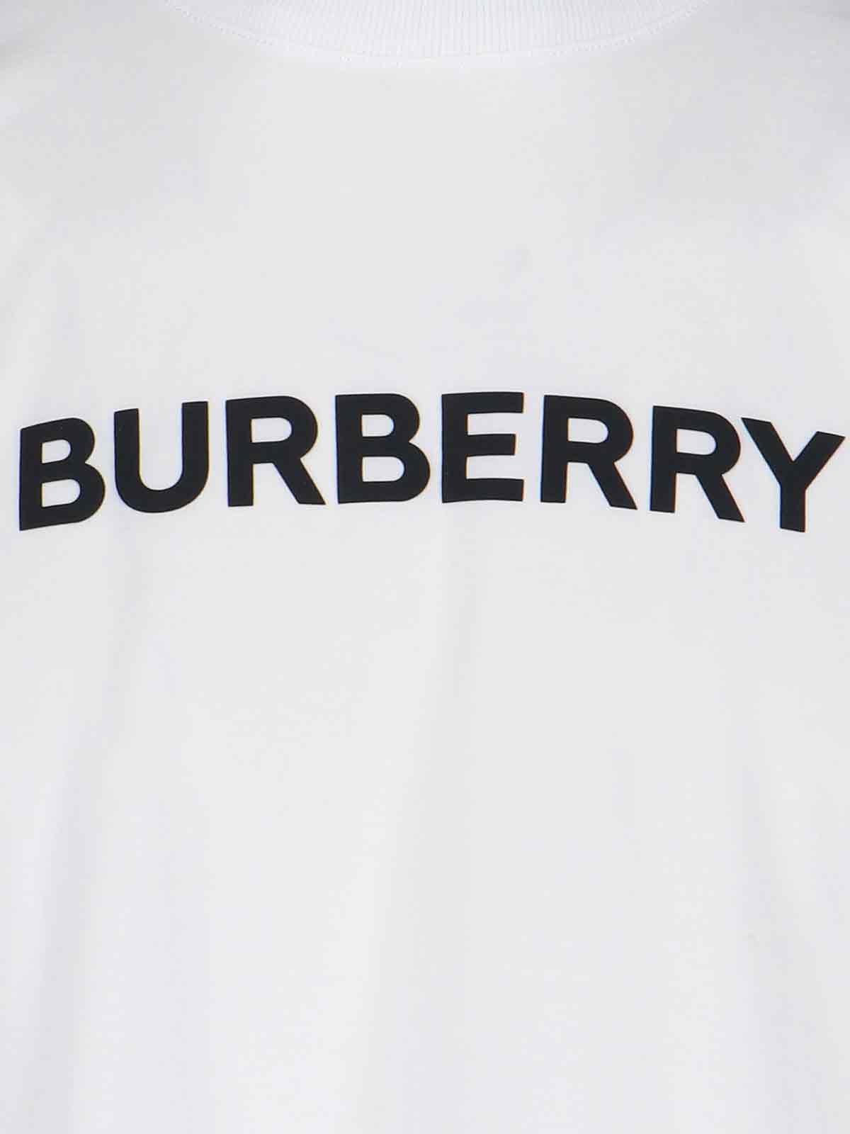 Shop Burberry Logo T-shirt In White