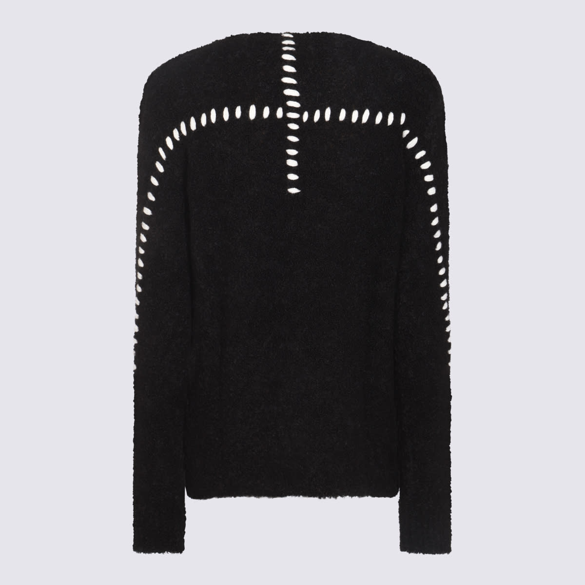 Shop Thom Krom Black Alpaca Sweater