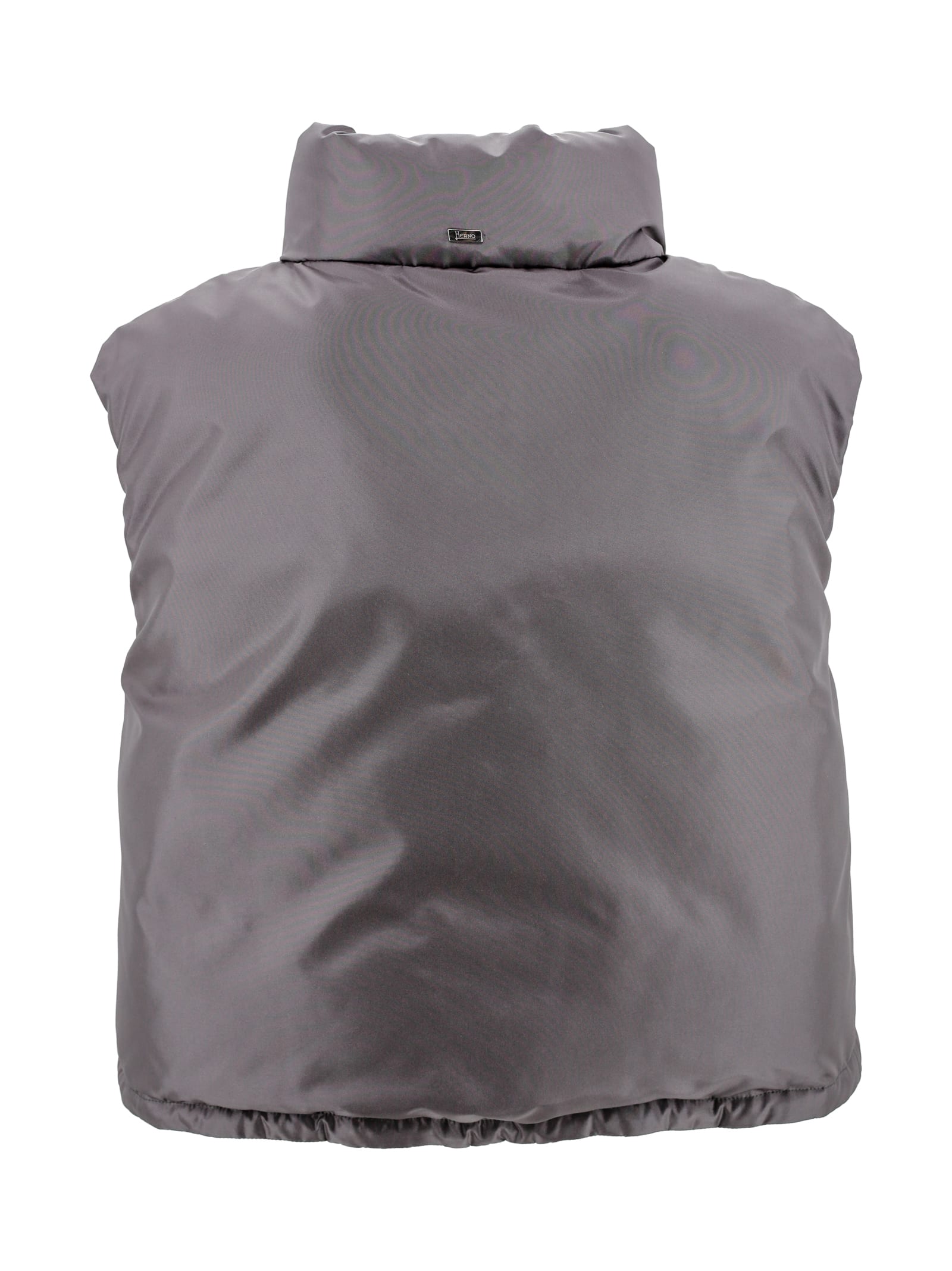 Shop Herno Padded Gilet In Grey