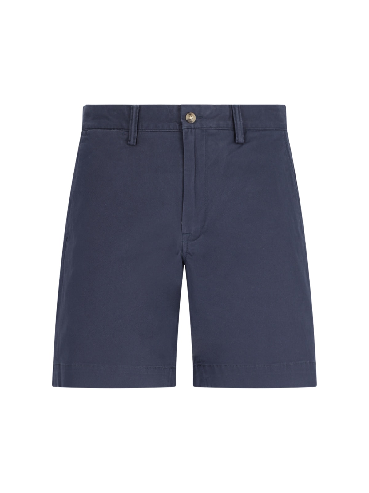 Shop Polo Ralph Lauren Logo Embroidery Shorts In Blue