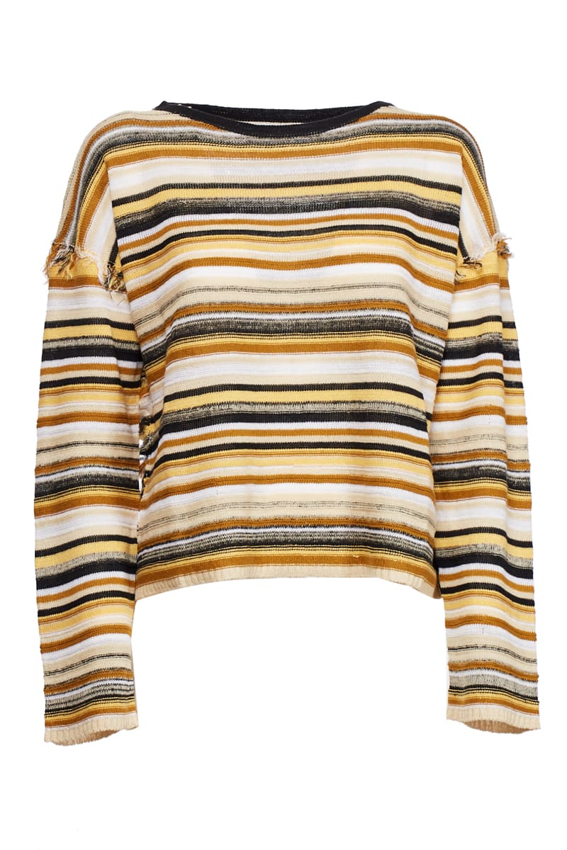 Mauro Grifoni Striped Gc Sweater