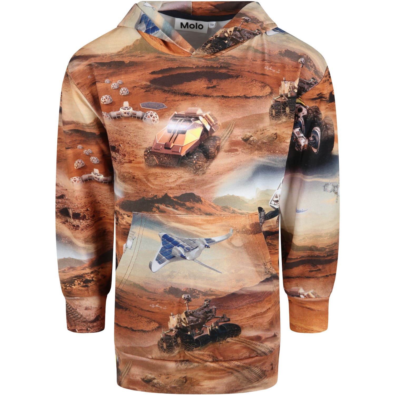Molo Multicolor Sweatshirt For Boy With Space Rovers