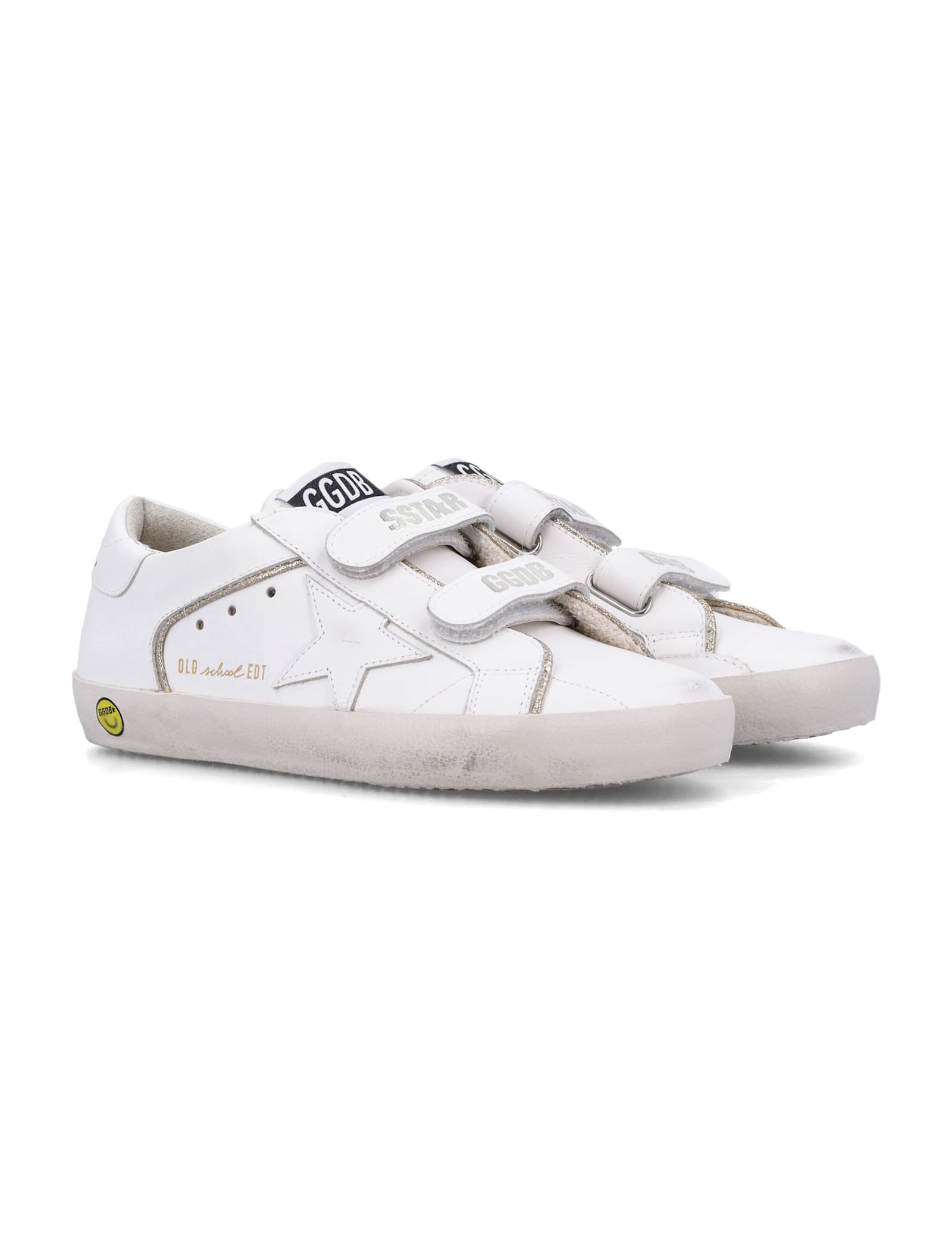 Golden Goose Kid - Old School Sneakers In White