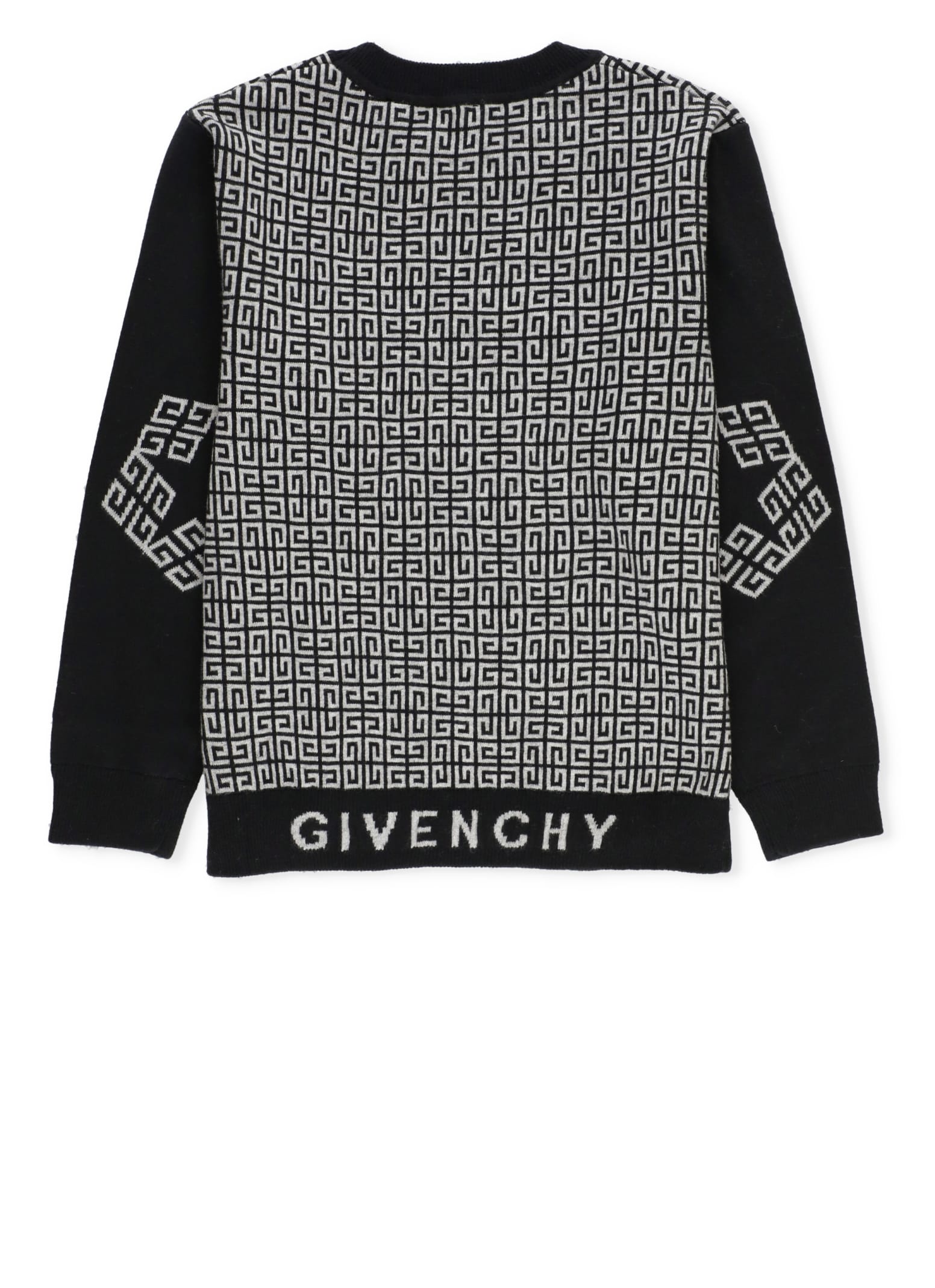 Shop Givenchy Logoed Sweater In Black