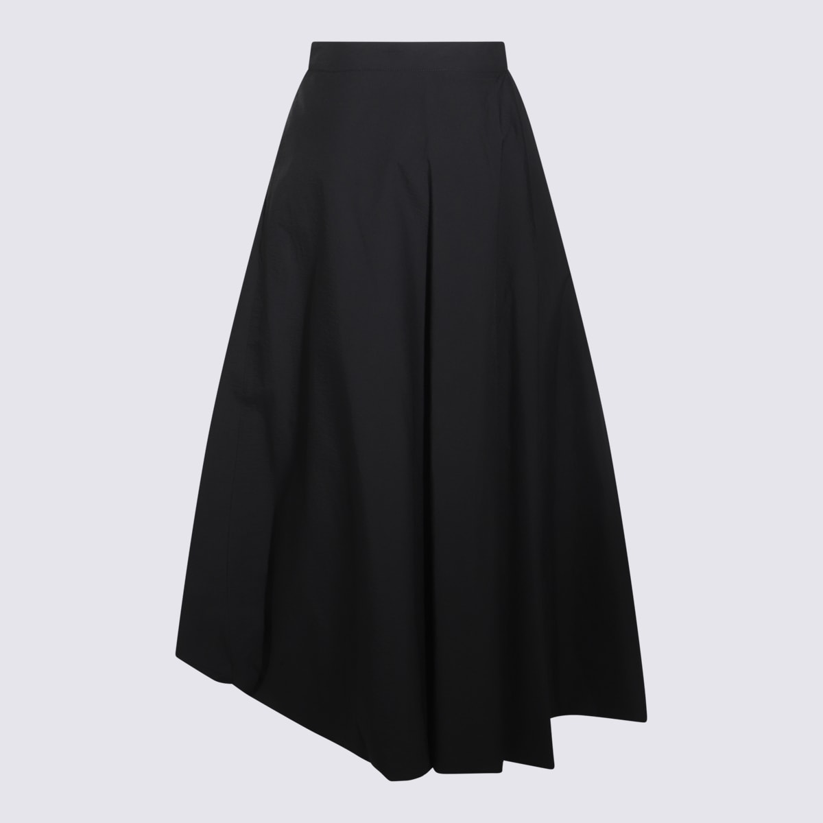 Brunello Cucinelli Asymmetrical Skirt In Black
