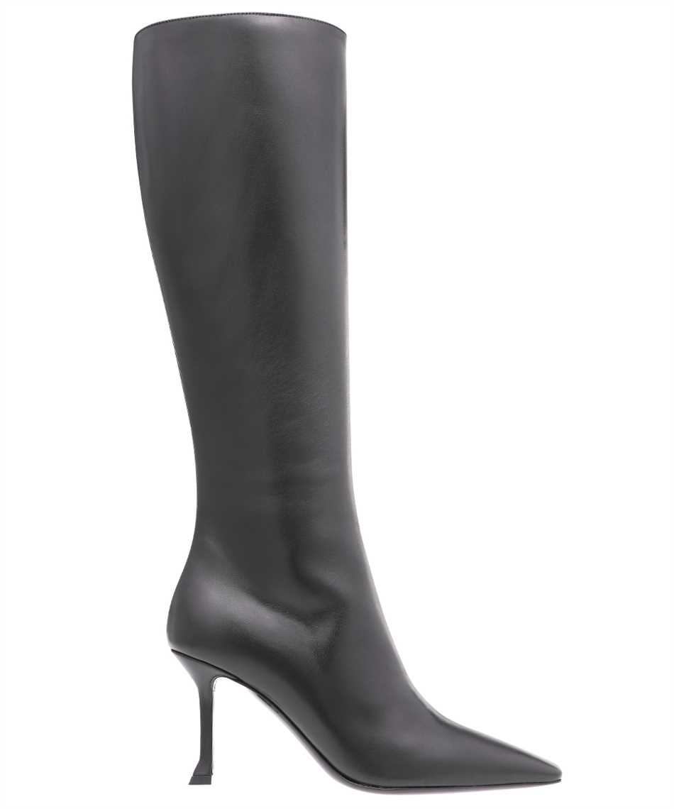 Shop Ferragamo Leather Boots In Black