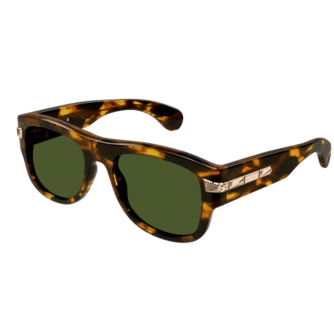 Shop Gucci Gg1517s003 Havana Havana Green