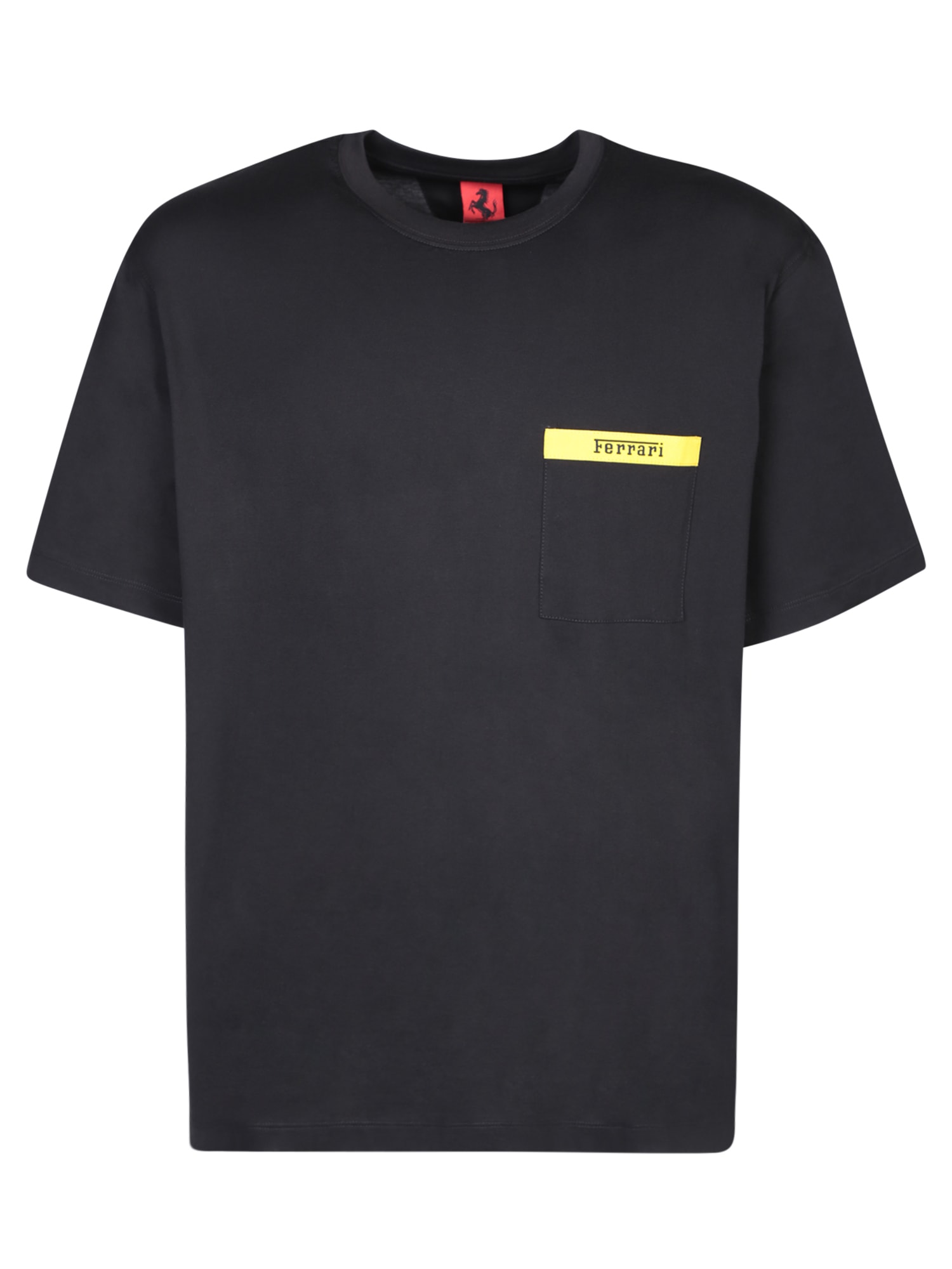 Contrasting Logo Black T-shirt