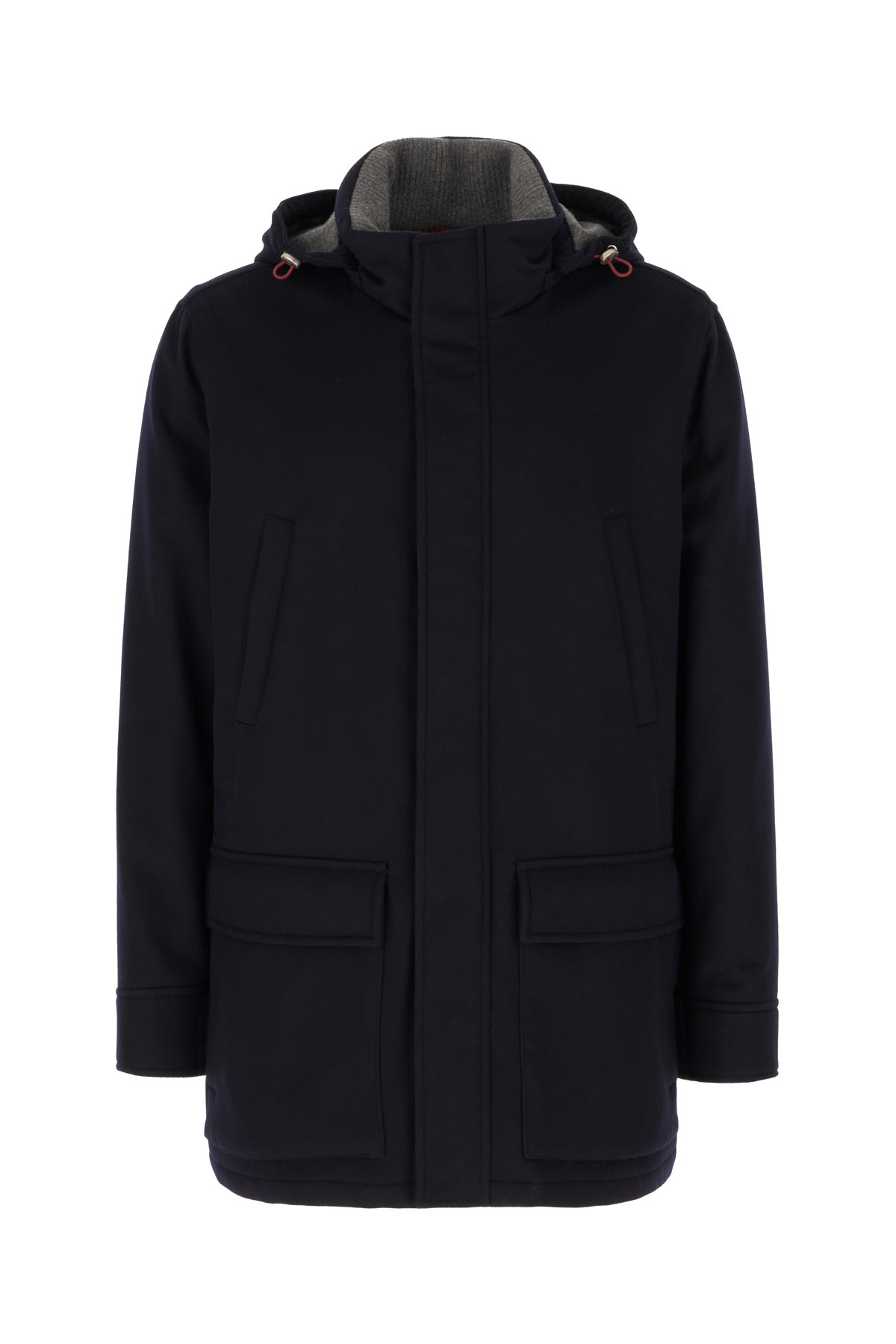 Shop Brunello Cucinelli Midnight Blue Cashmere Padded Jacket In Navy