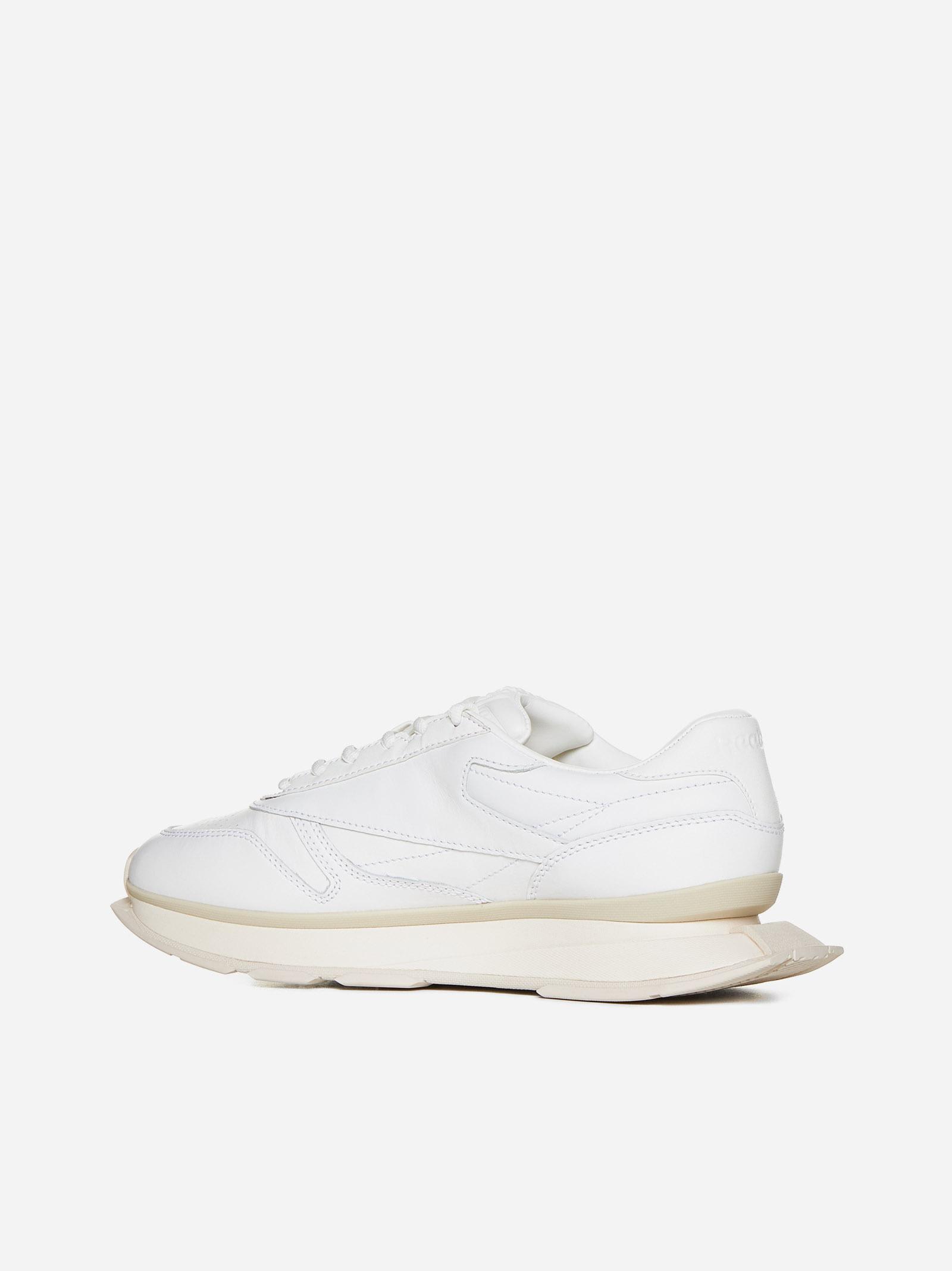 Shop Reebok Ltd Leather Sneakers In White Lthe