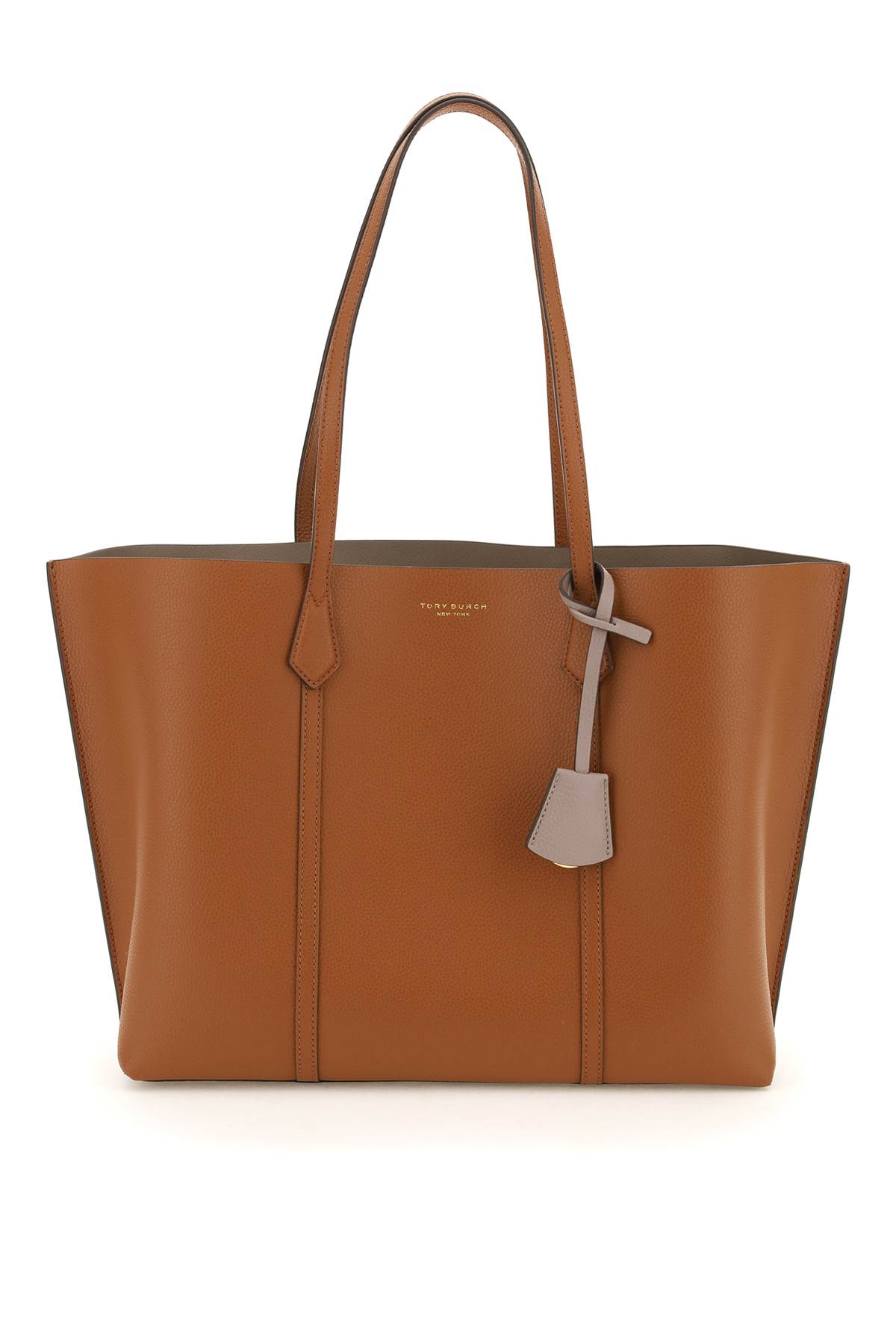 Tory Burch Perry Shopping Bag In Brown