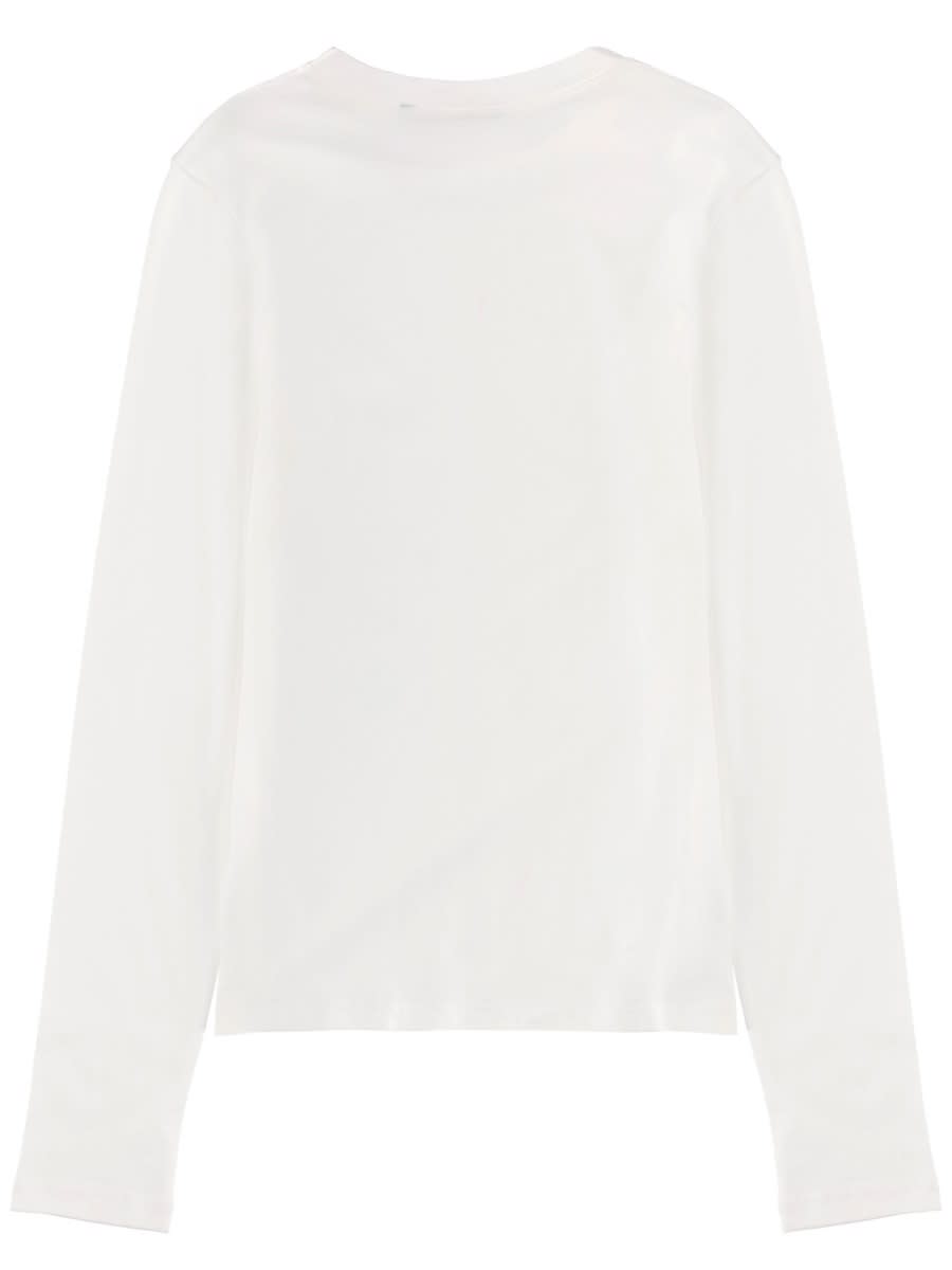Theory Long Sleeve T-shirt In White