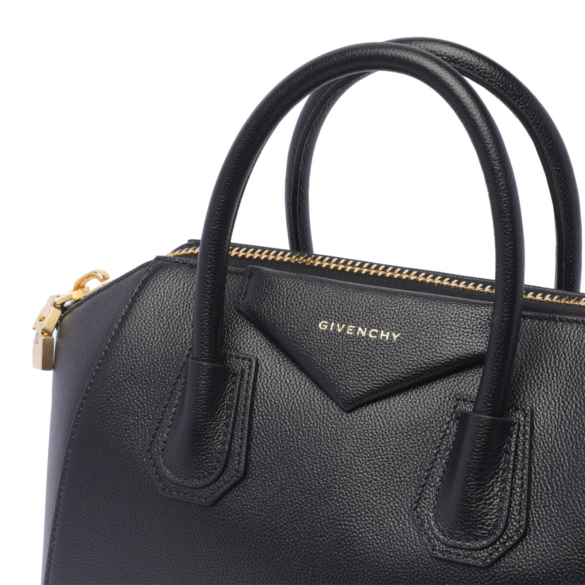 Shop Givenchy Antigona Small Bag In Black