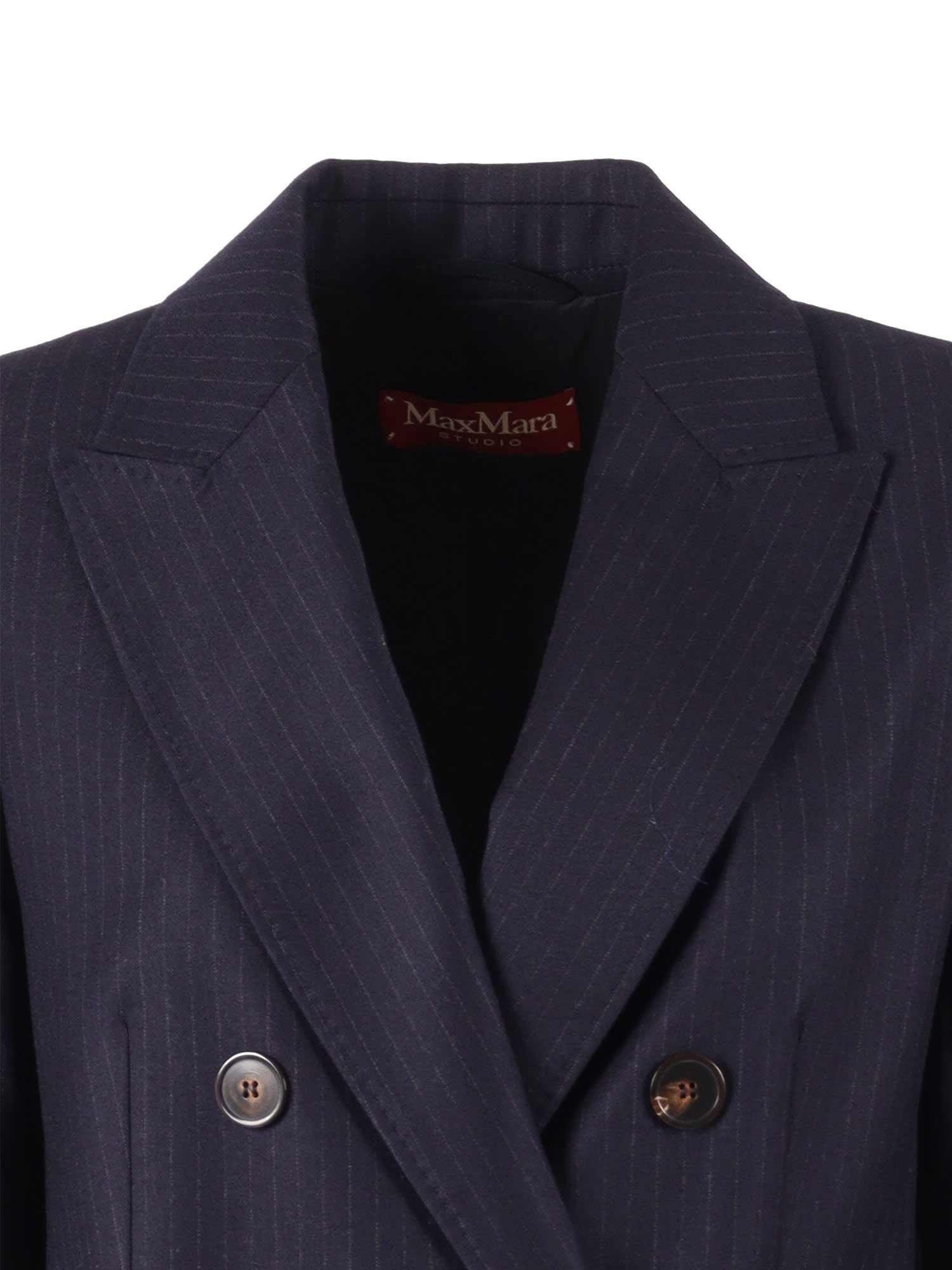 Max Mara Studio Jacket In Blue