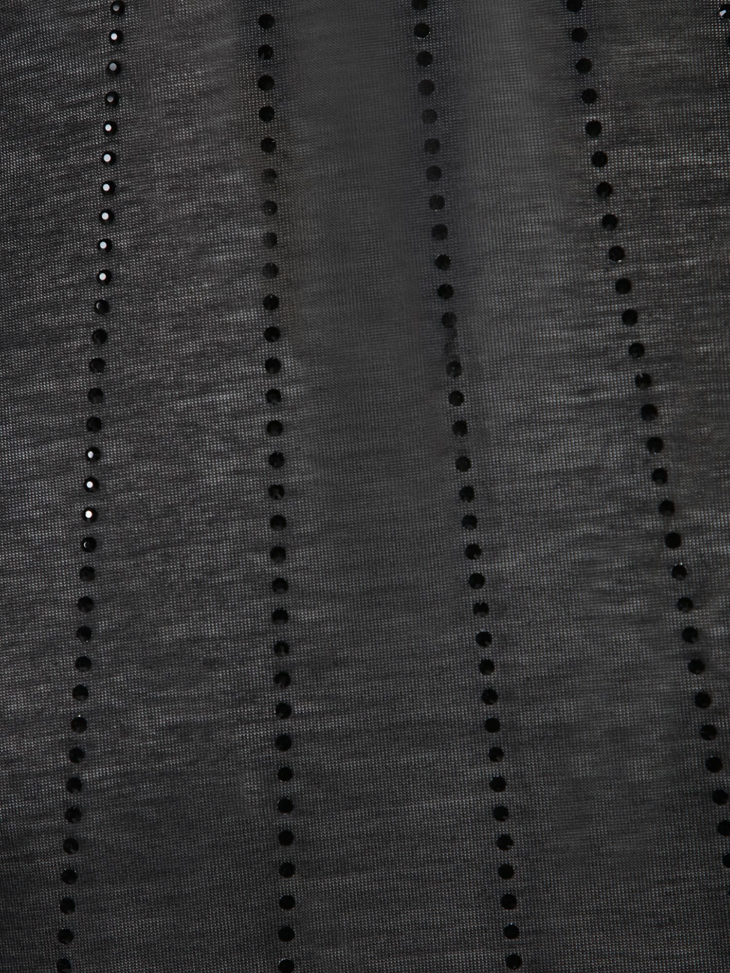 Dsquared2 Black Sequined Sleeveless Top In Black