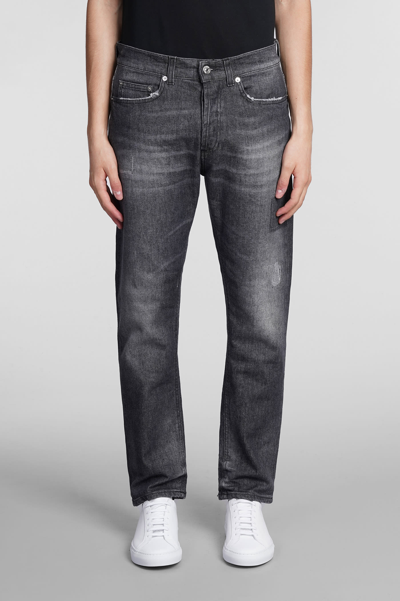 Mauro Grifoni Jeans In Grey Denim
