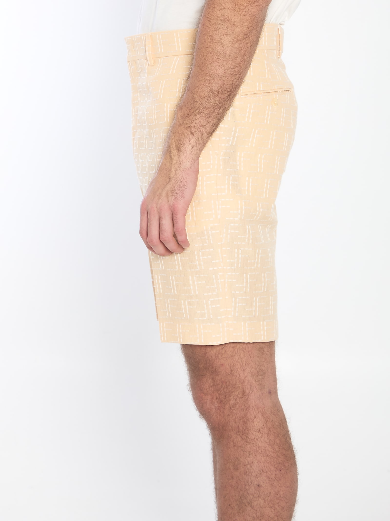 FENDI FF JACQUARD BERMUDA SHORTS