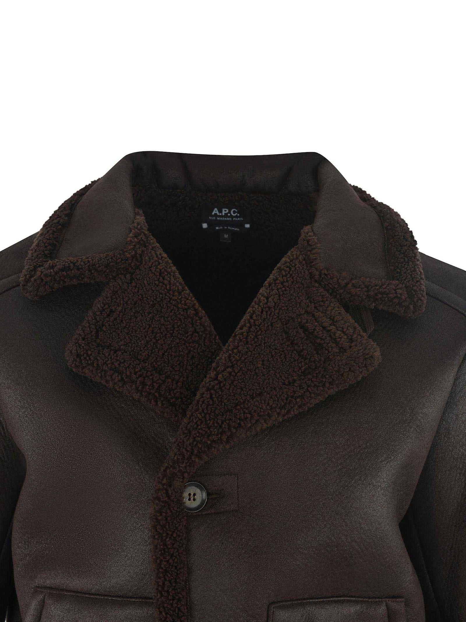 Shop Apc Jacket A.p.c. Made Of Soft Fabric In Brown