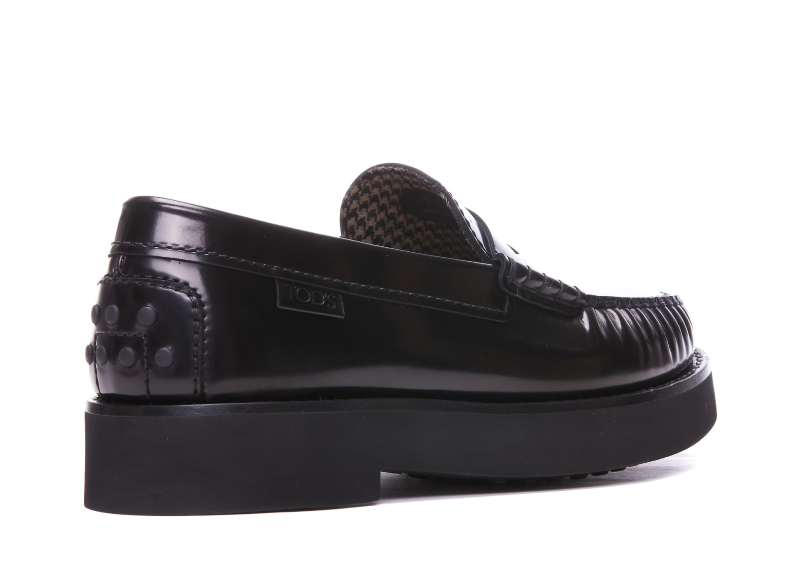 Shop Tod's Loafers In Black