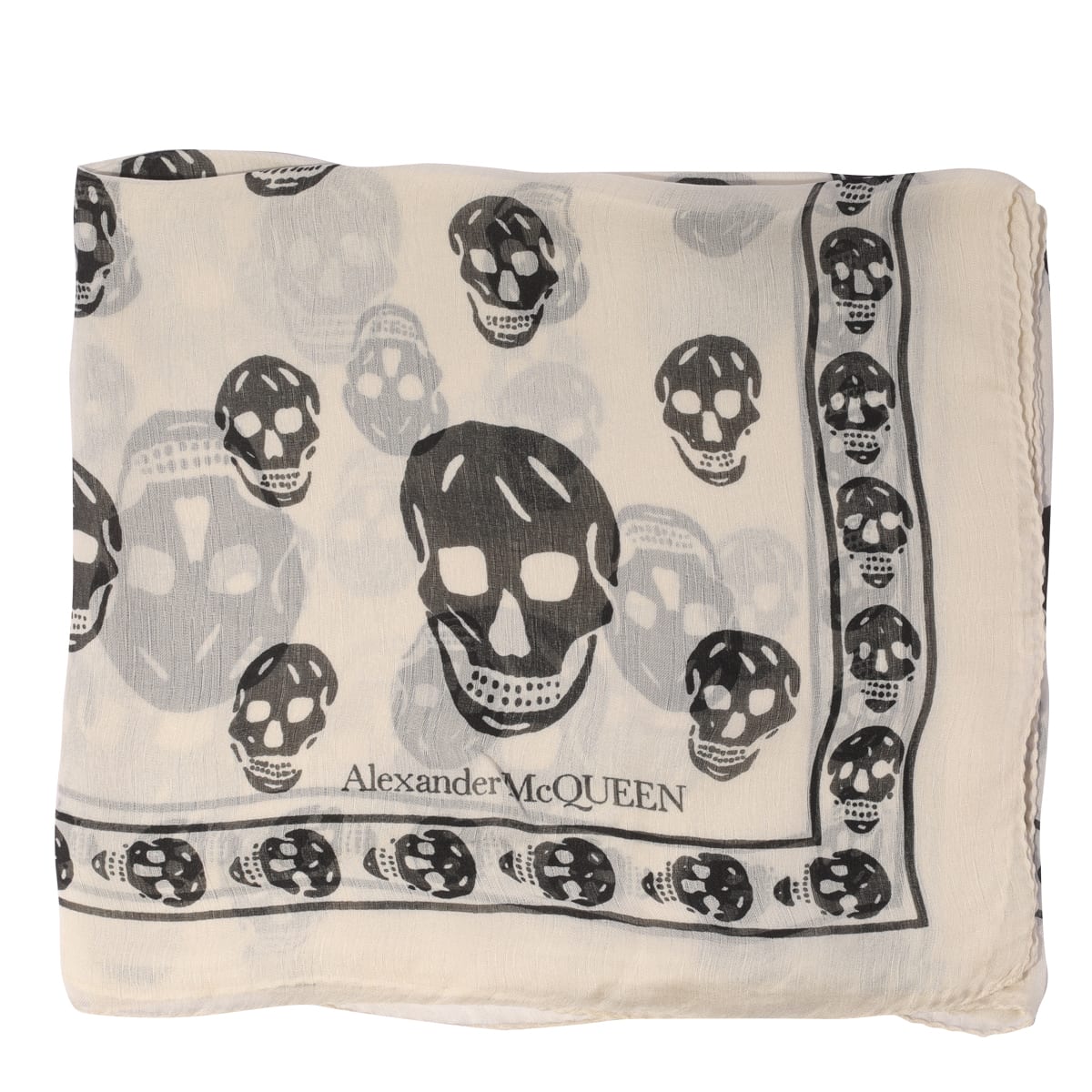 ALEXANDER MCQUEEN SKULL SCARF