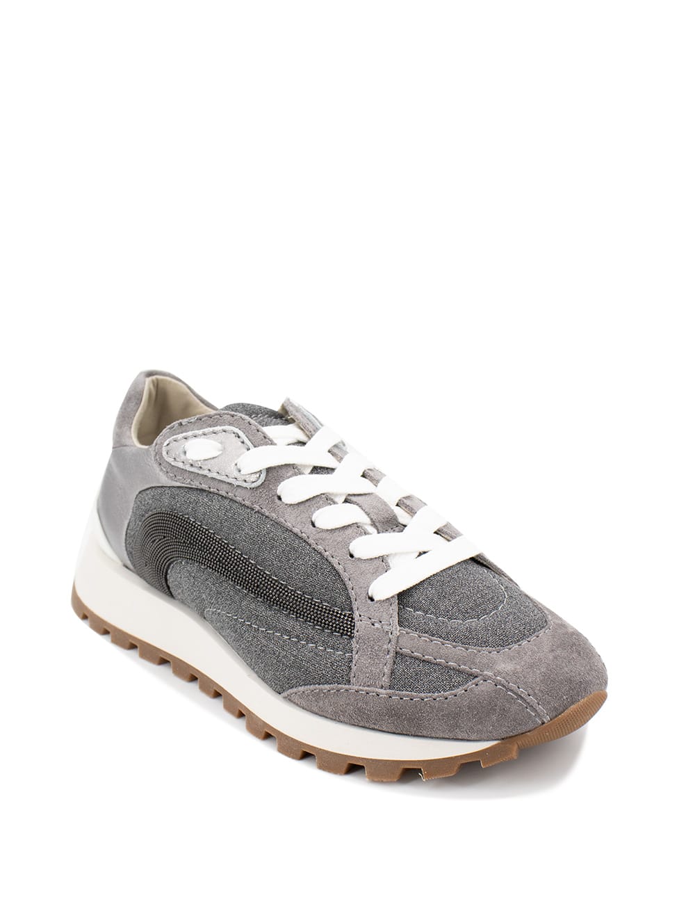 Shop Brunello Cucinelli Shoes In Grigio Medio