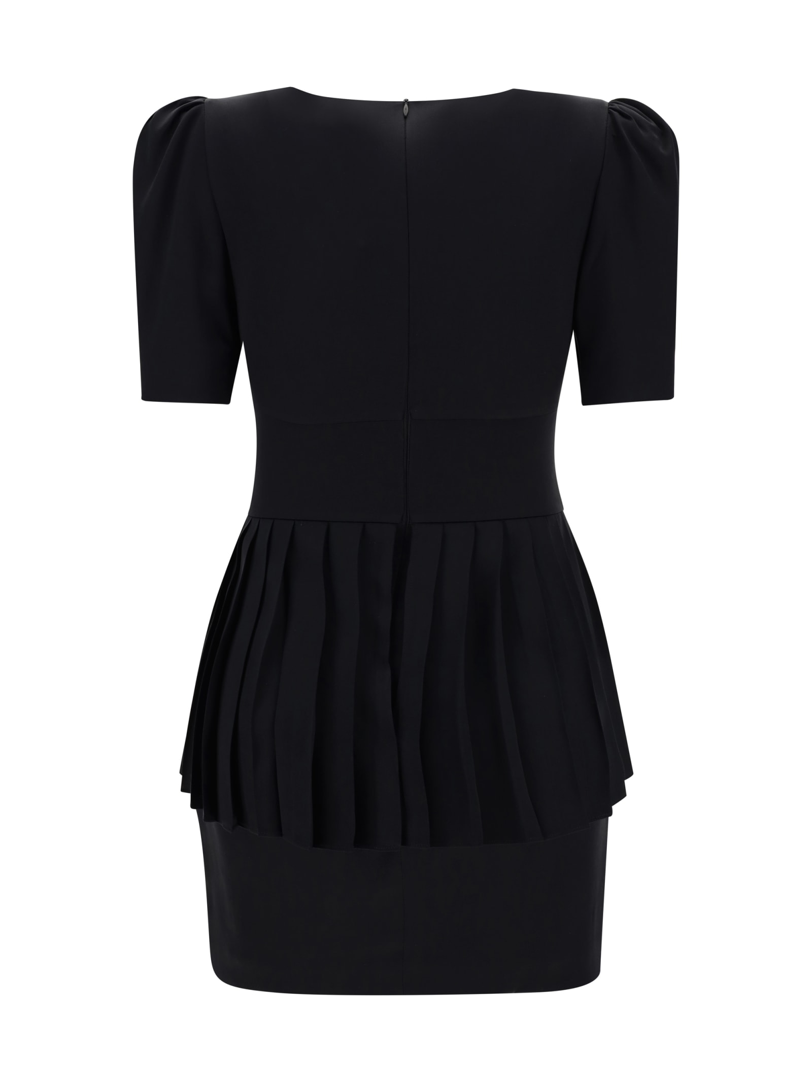 Shop Alessandra Rich Mini Dress In Black