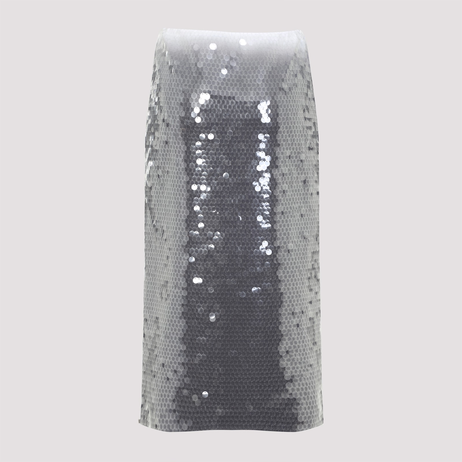 Sportmax Gradient Sequin Pencil Skirt In Nero Sfumato