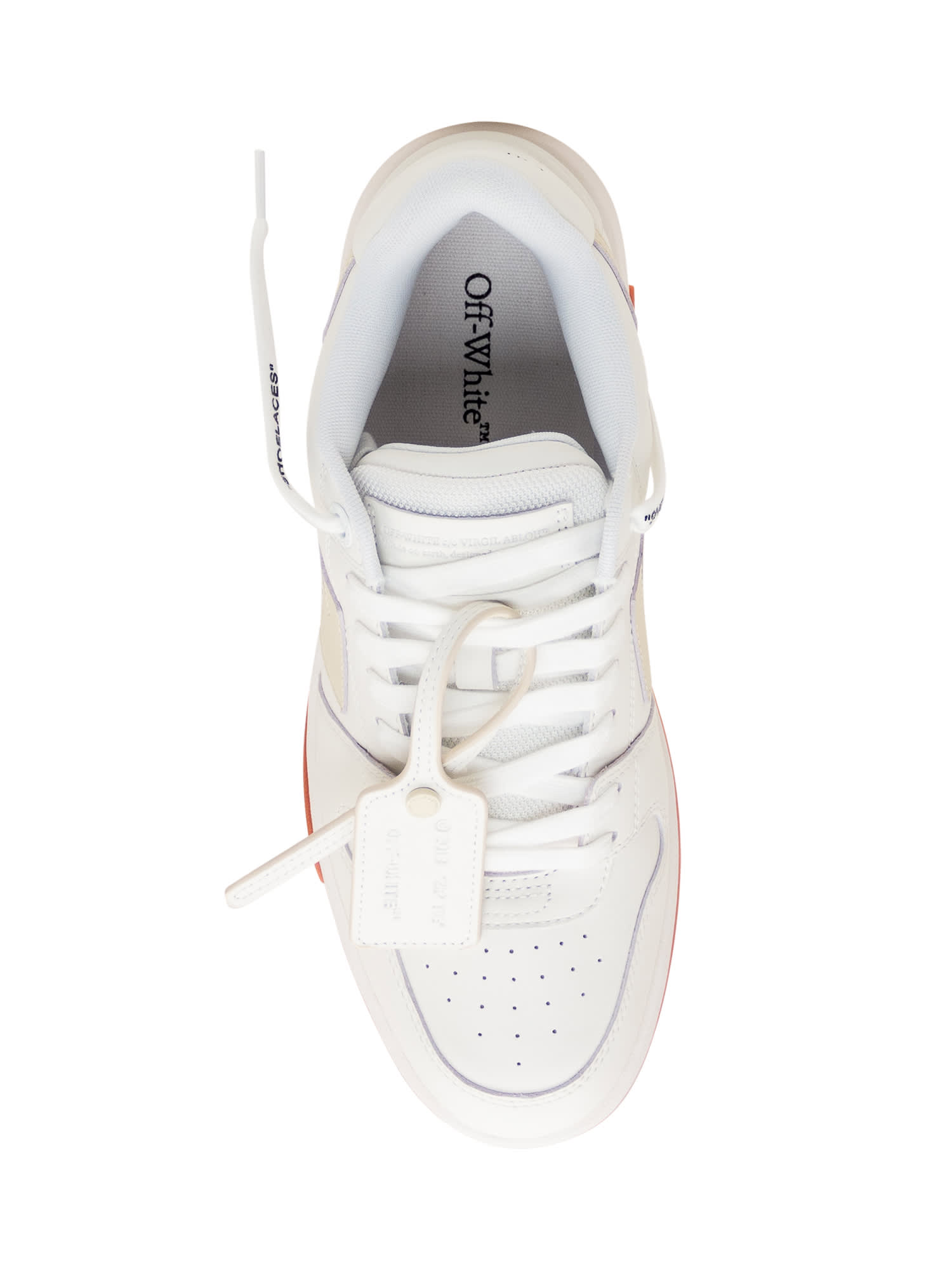 Off-white Out Of Office Low-top Sneakers In White Beige