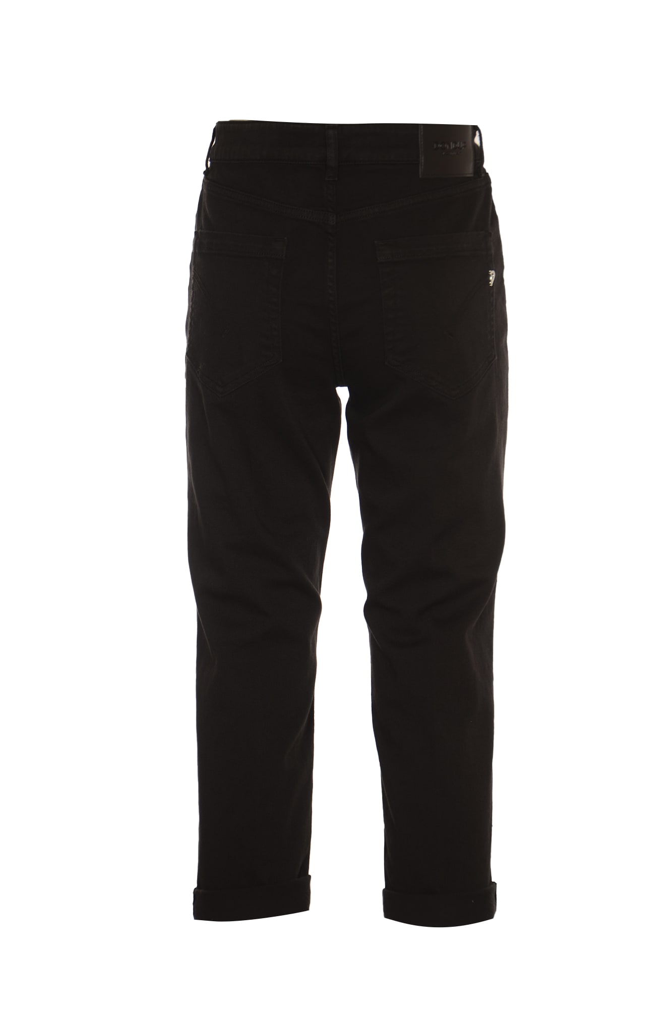 Dondup Woman Pants Black Size 31 Cotton, Elastomultiester, Elastane In Black